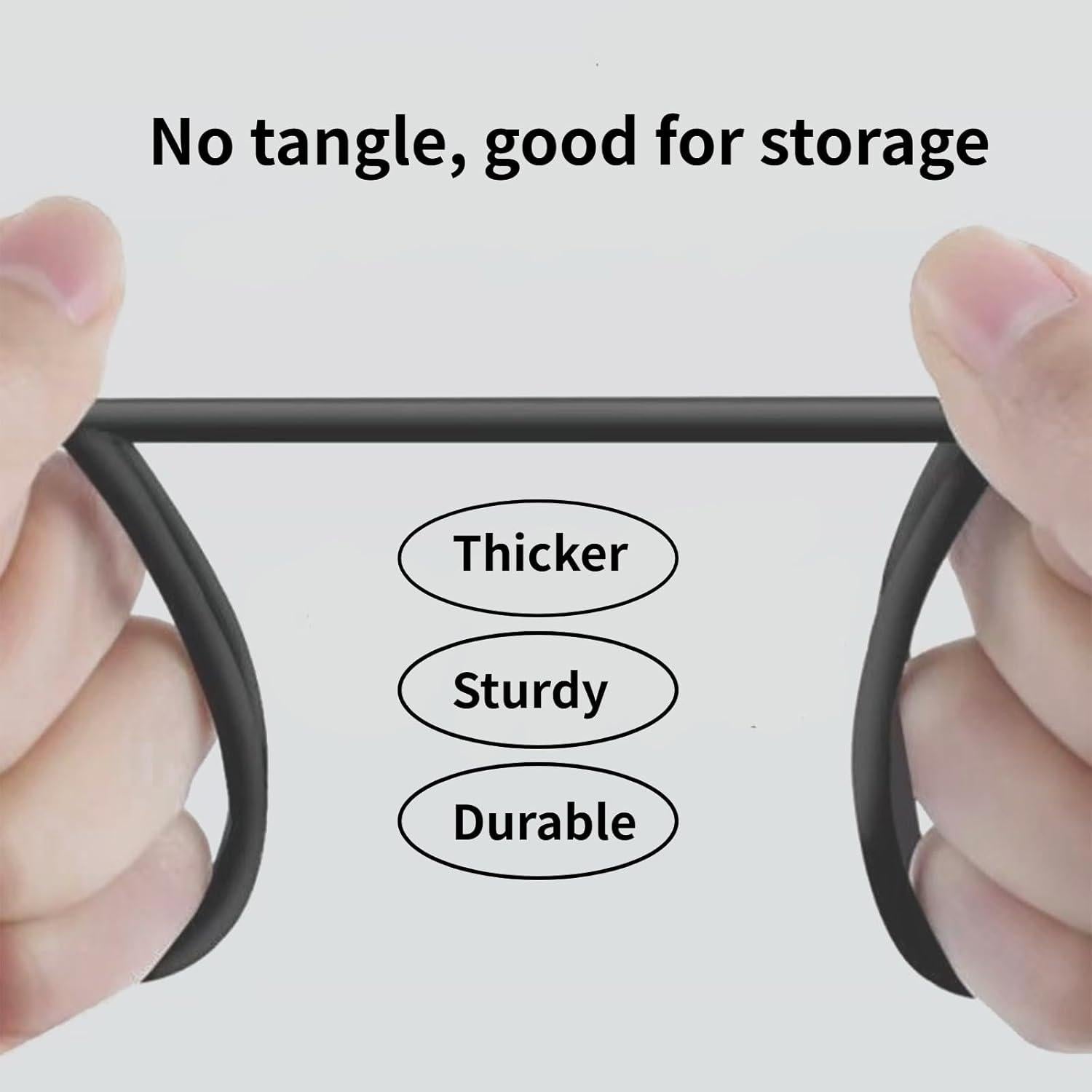 Paquete de 2 Cables de Carga Tipo C Xinya 1.0m y 0.6m