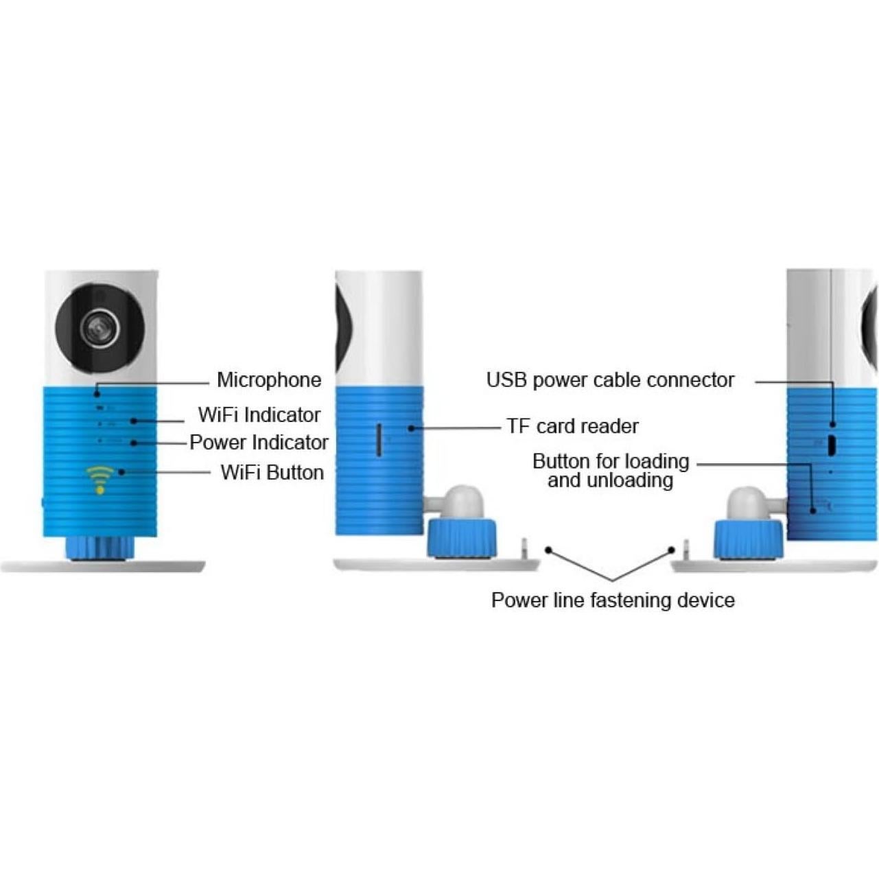 Cámara de Seguridad IP WiFi JTD con Visión Nocturna 720p