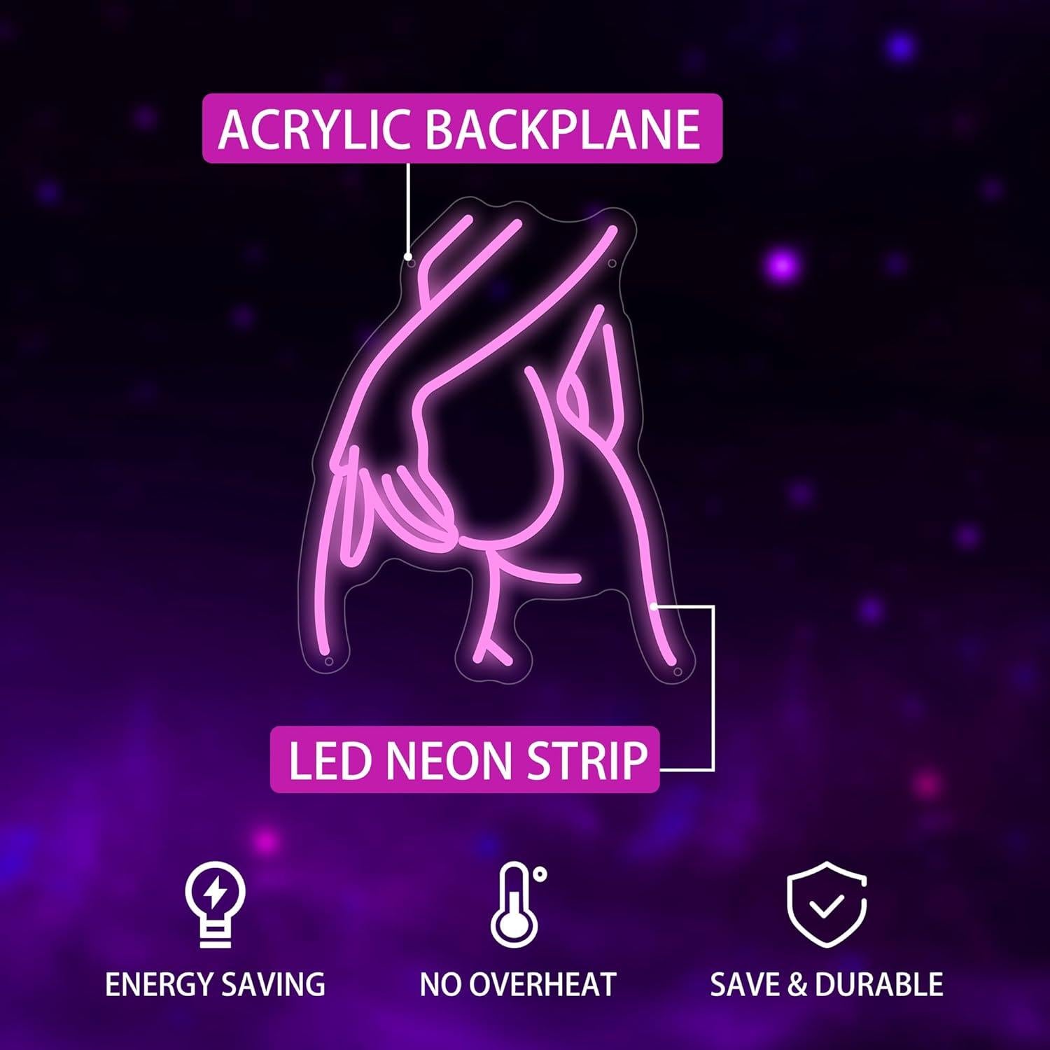 Señal de Neón LED Moneter Dama 1 para Decoración Interior