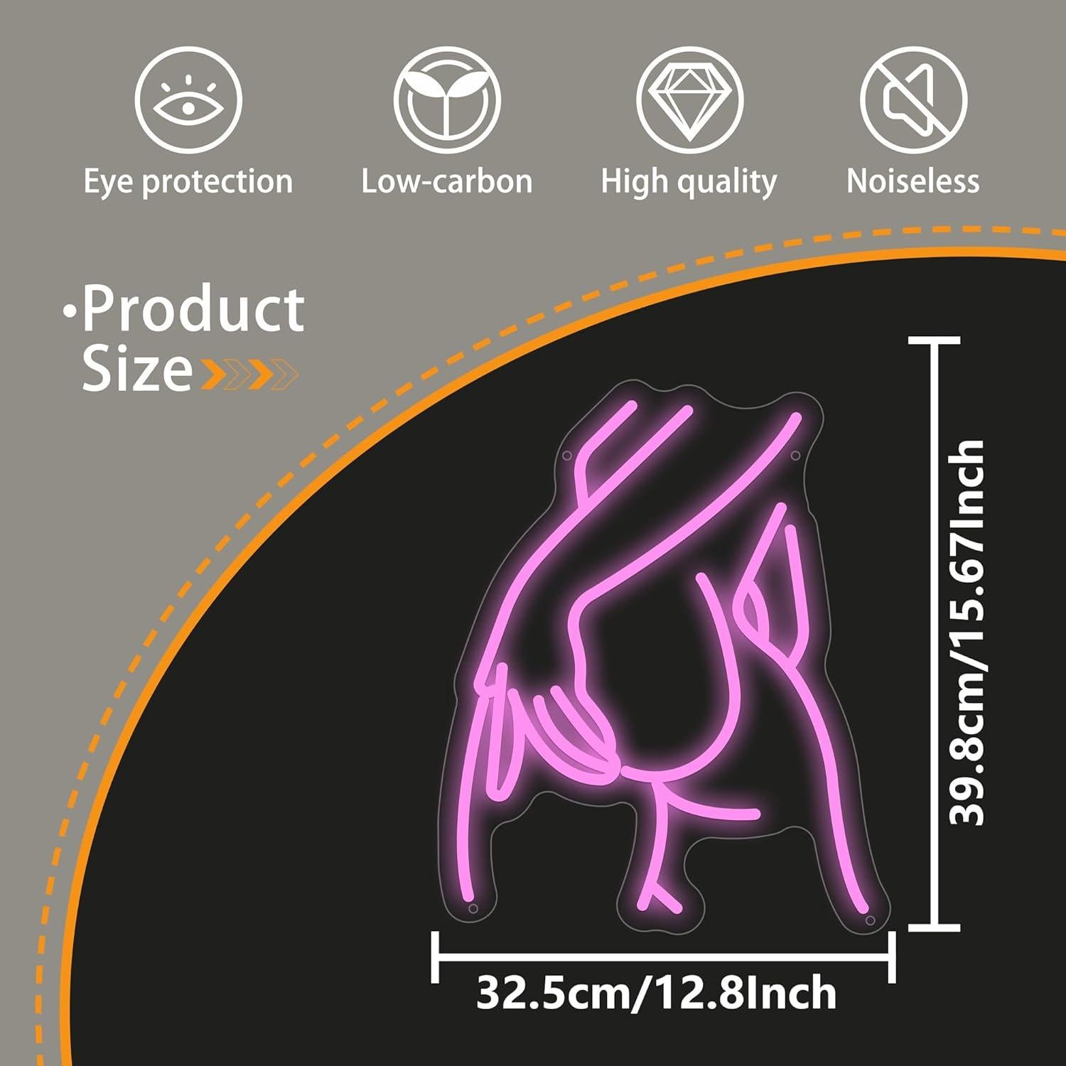 Señal de Neón LED Moneter Dama 1 para Decoración Interior