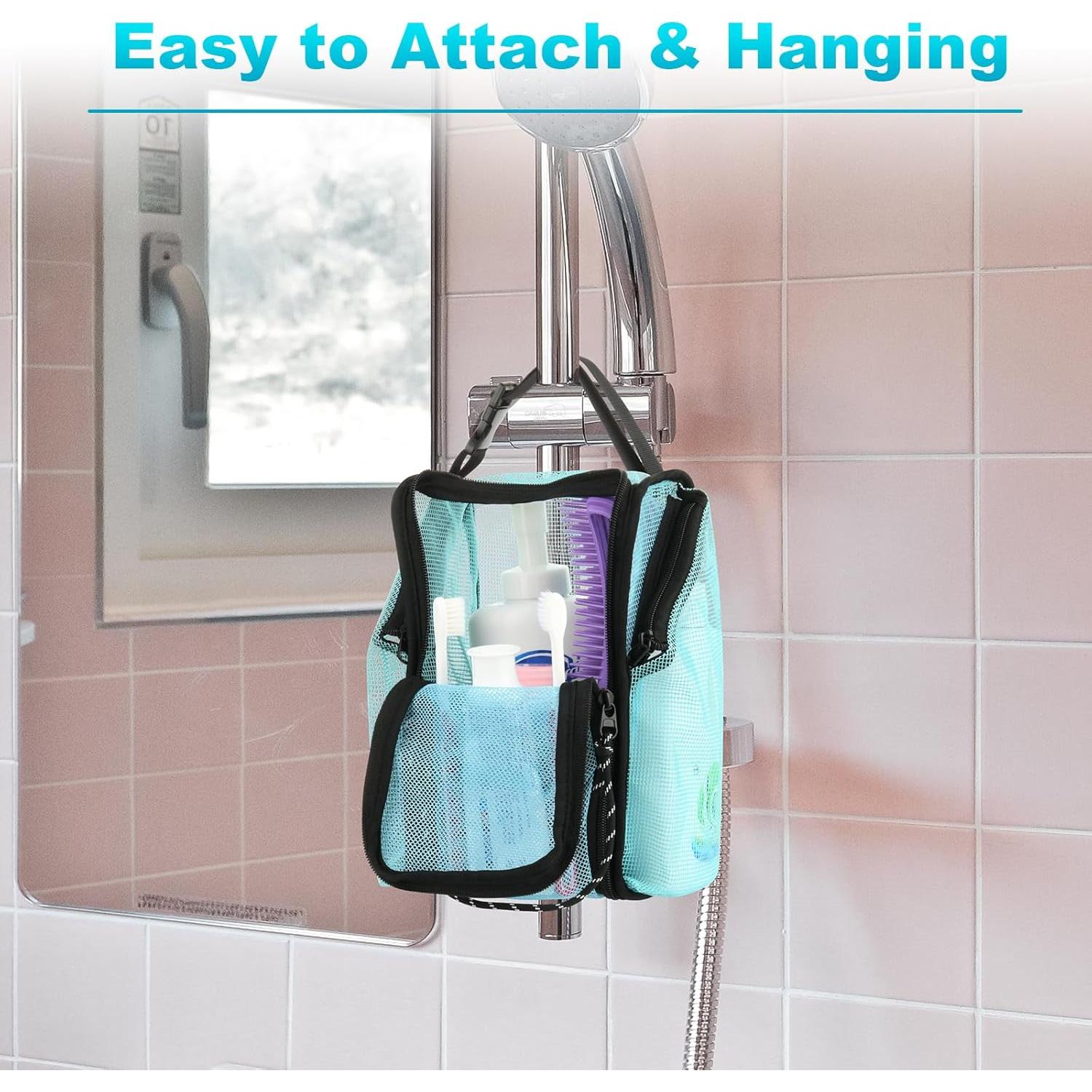 Organizador de Ducha Portátil Cosmos Azul Aqua 25.4x15.2cm