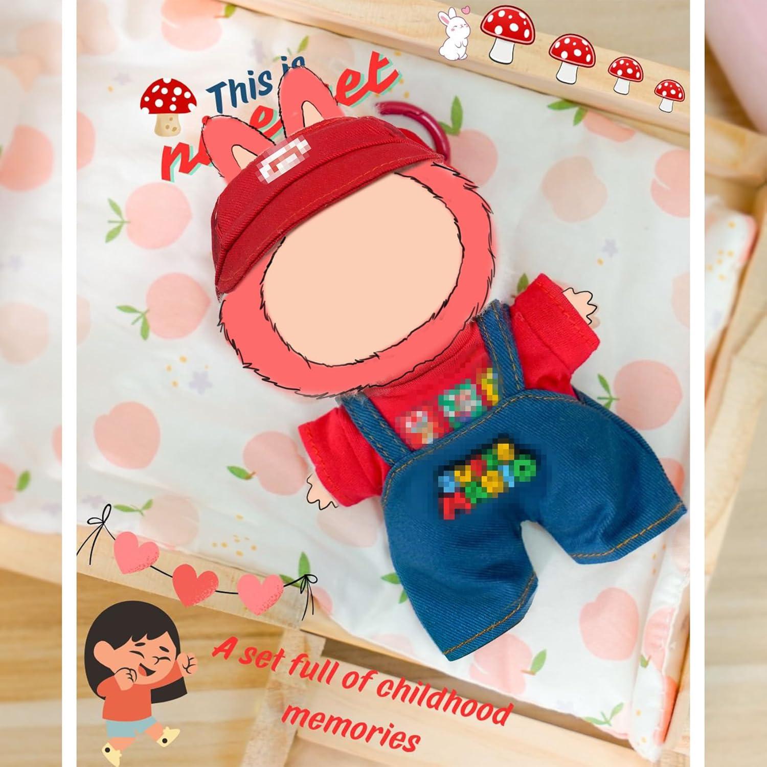 Conjunto de Ropa para Muñecas 17cm Qiuyan Ruxin 3 Piezas