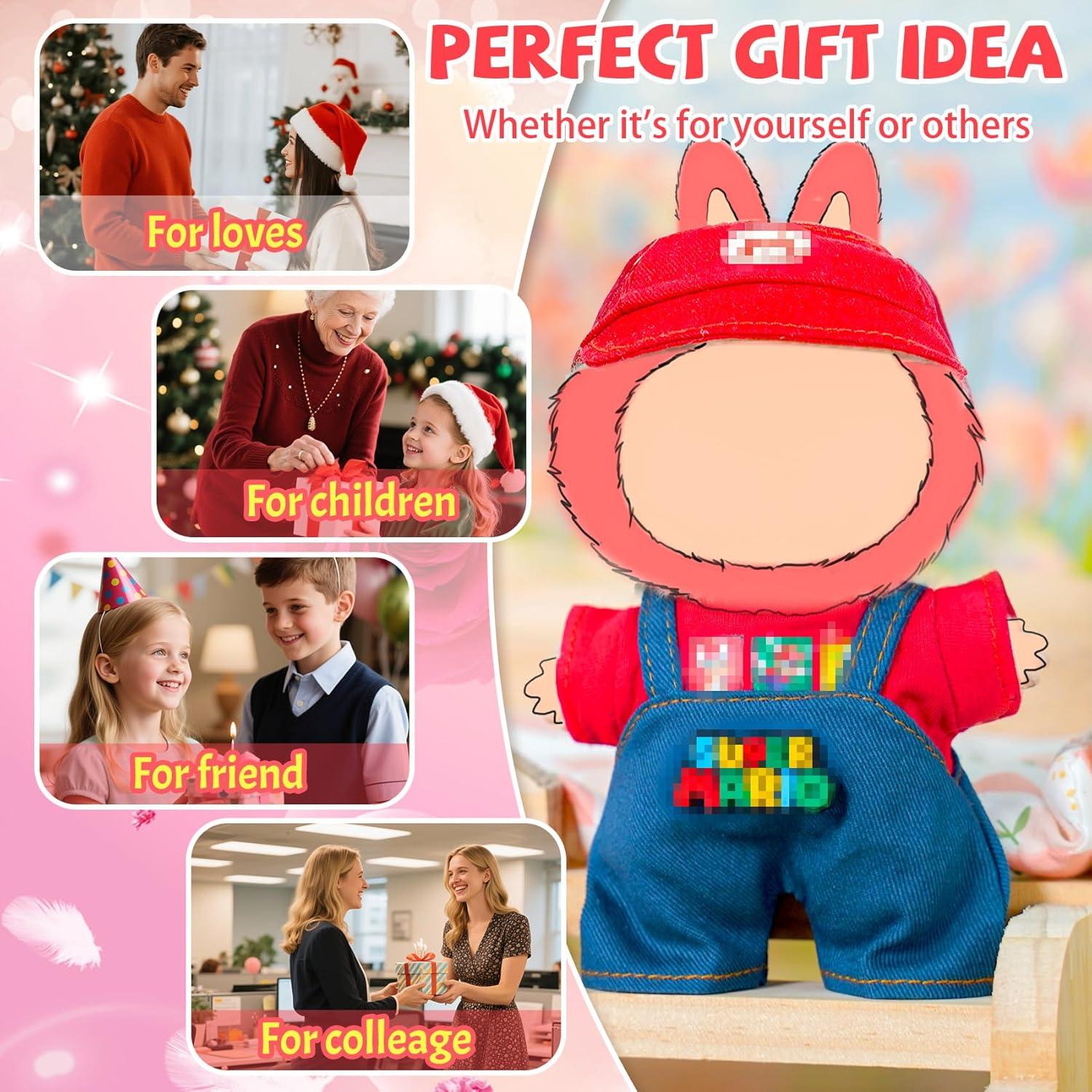 Conjunto de Ropa para Muñecas 17cm Qiuyan Ruxin 3 Piezas