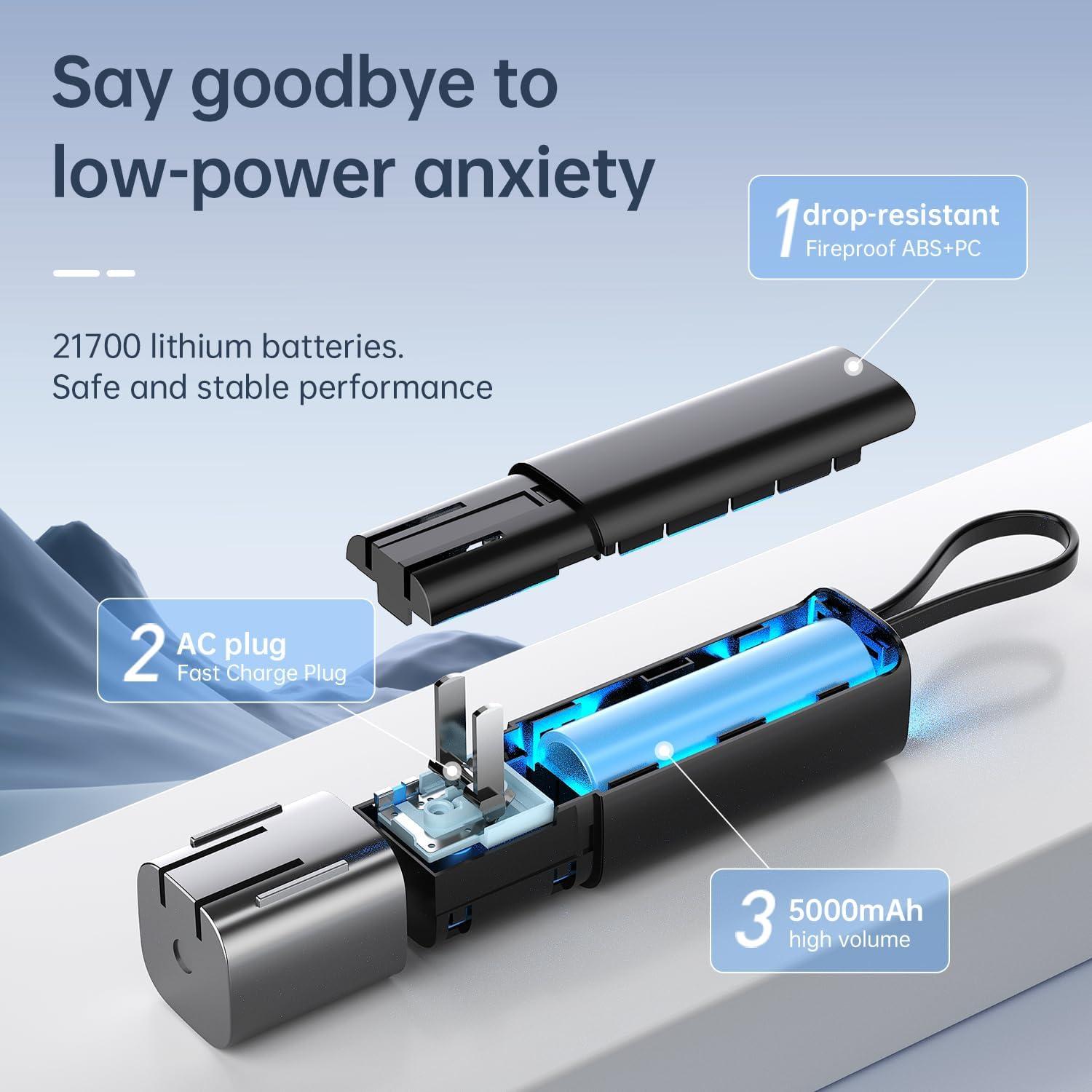 Banco de Poder Portátil GUSGU Power Go V24 5000mAh USB-C