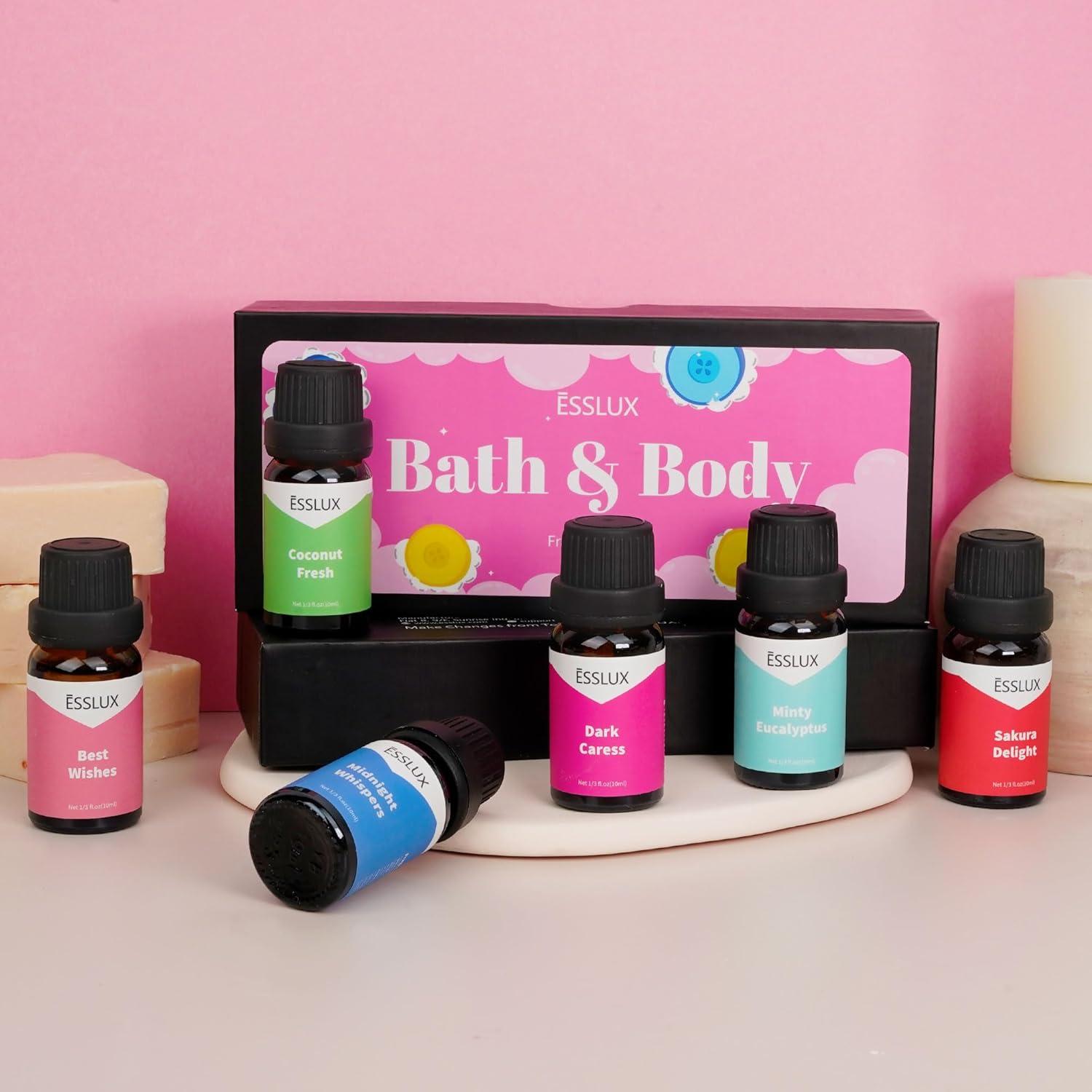 Set de Aceites Aromáticos ESSLUX 10ml x6 para Difusores