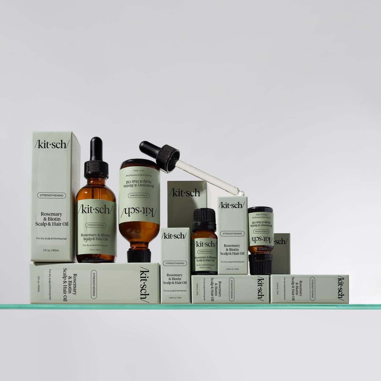 Aceite de Romero Kitsch 10mL para Crecimiento Cabello con Biotina