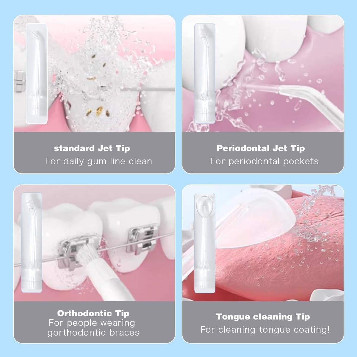 Irrigador Dental Portátil Hidaint Mini 360° Blanco