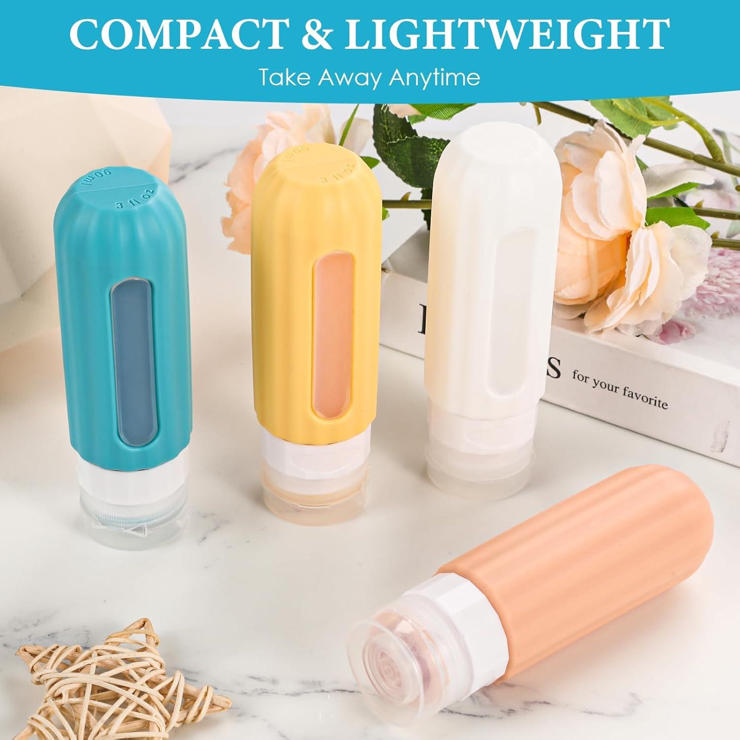 Botellas de Silicona Reutilizables LofyJoy 89 ml Aprobadas TSA