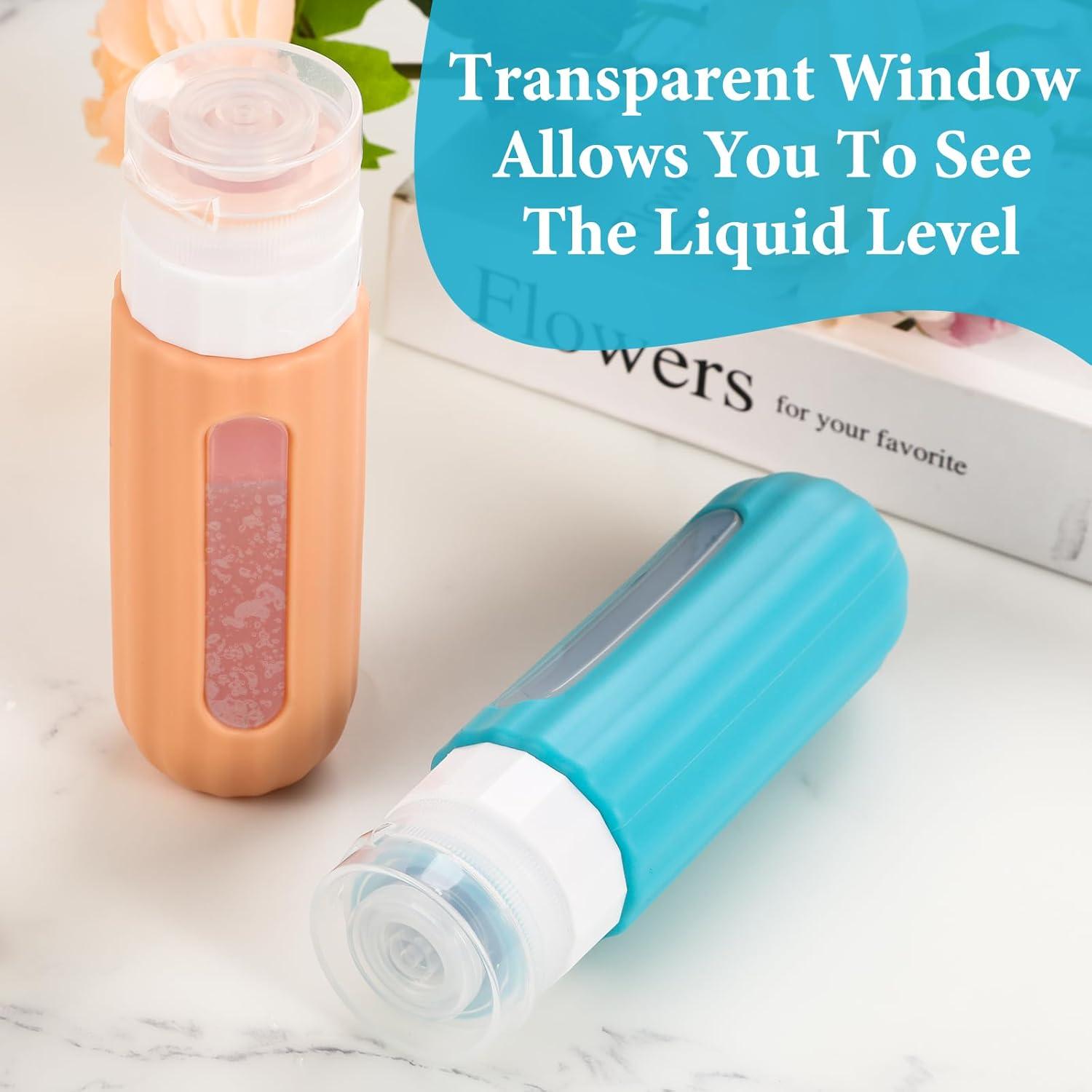 Botellas de Silicona Reutilizables LofyJoy 89 ml Aprobadas TSA