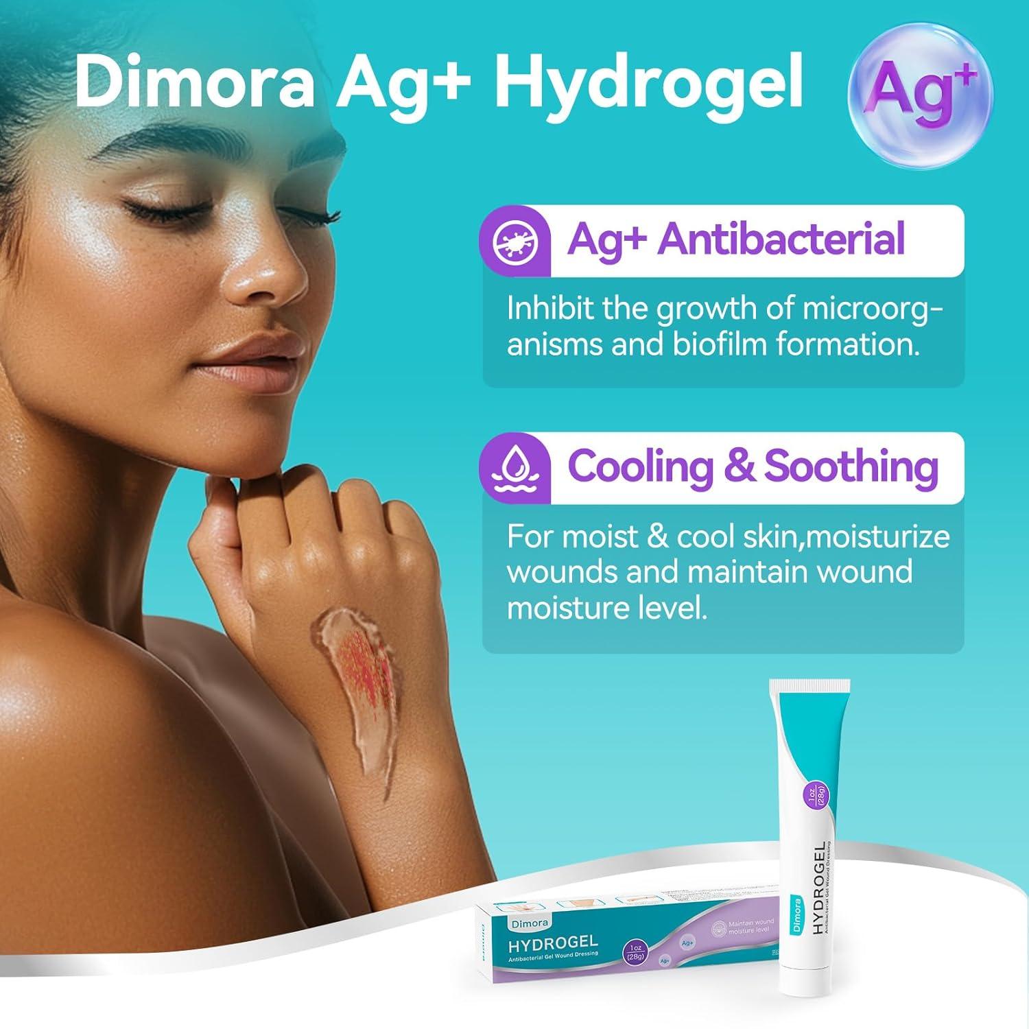 Gel Antibacteriano Dimora Hidrogel Plata 28.35g para Heridas