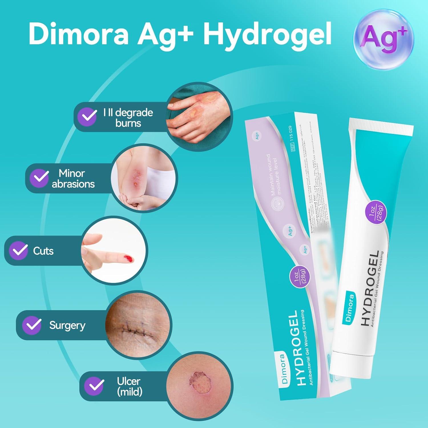 Gel Antibacteriano Dimora Hidrogel Plata 28.35g para Heridas