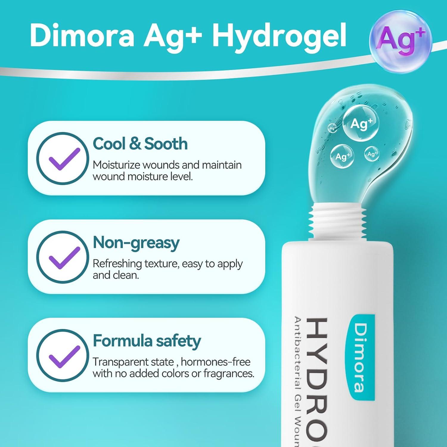 Gel Antibacteriano Dimora Hidrogel Plata 28.35g para Heridas