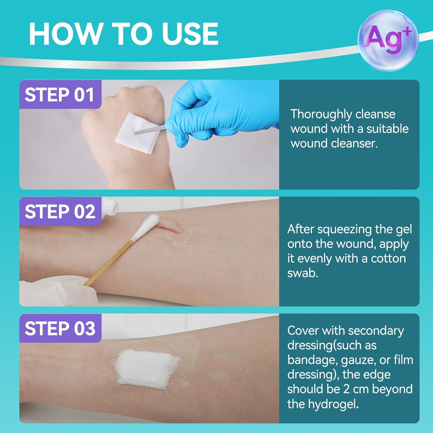 Gel Antibacteriano Dimora Hidrogel Plata 28.35g para Heridas