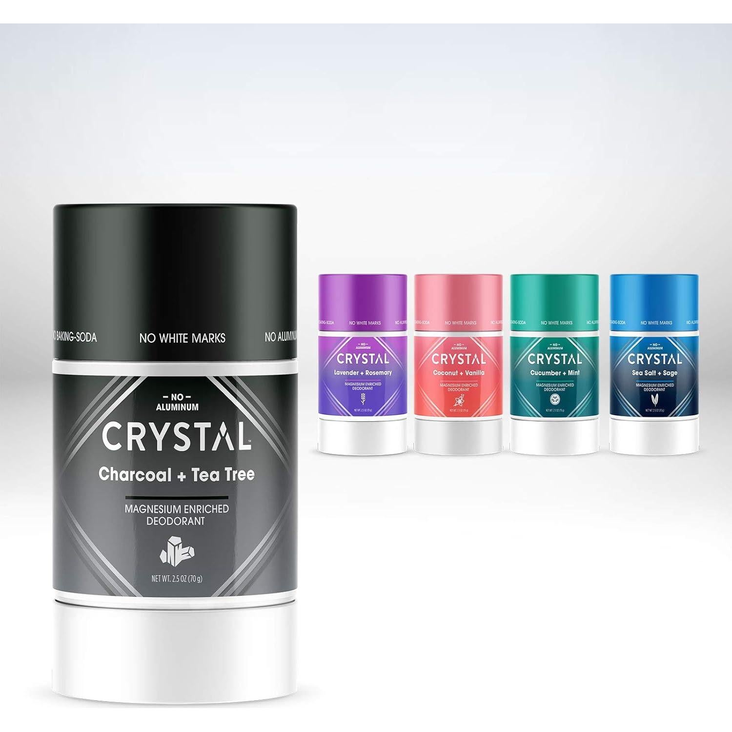 Desodorante Sólido de Magnesio Crystal Essence 70.87 g - Sin Aluminio