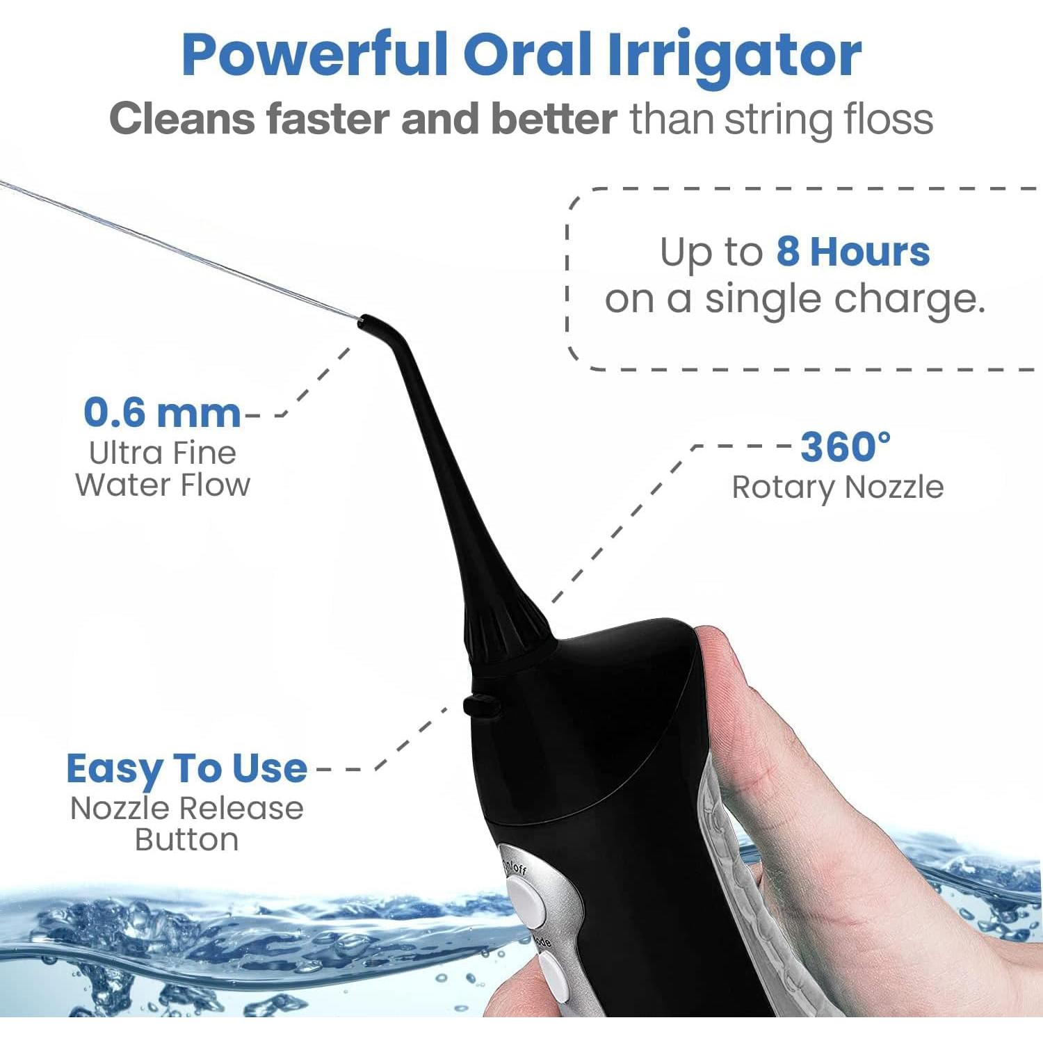 Centro Dental AquaSonic Recargable - Cepillo y Flossador