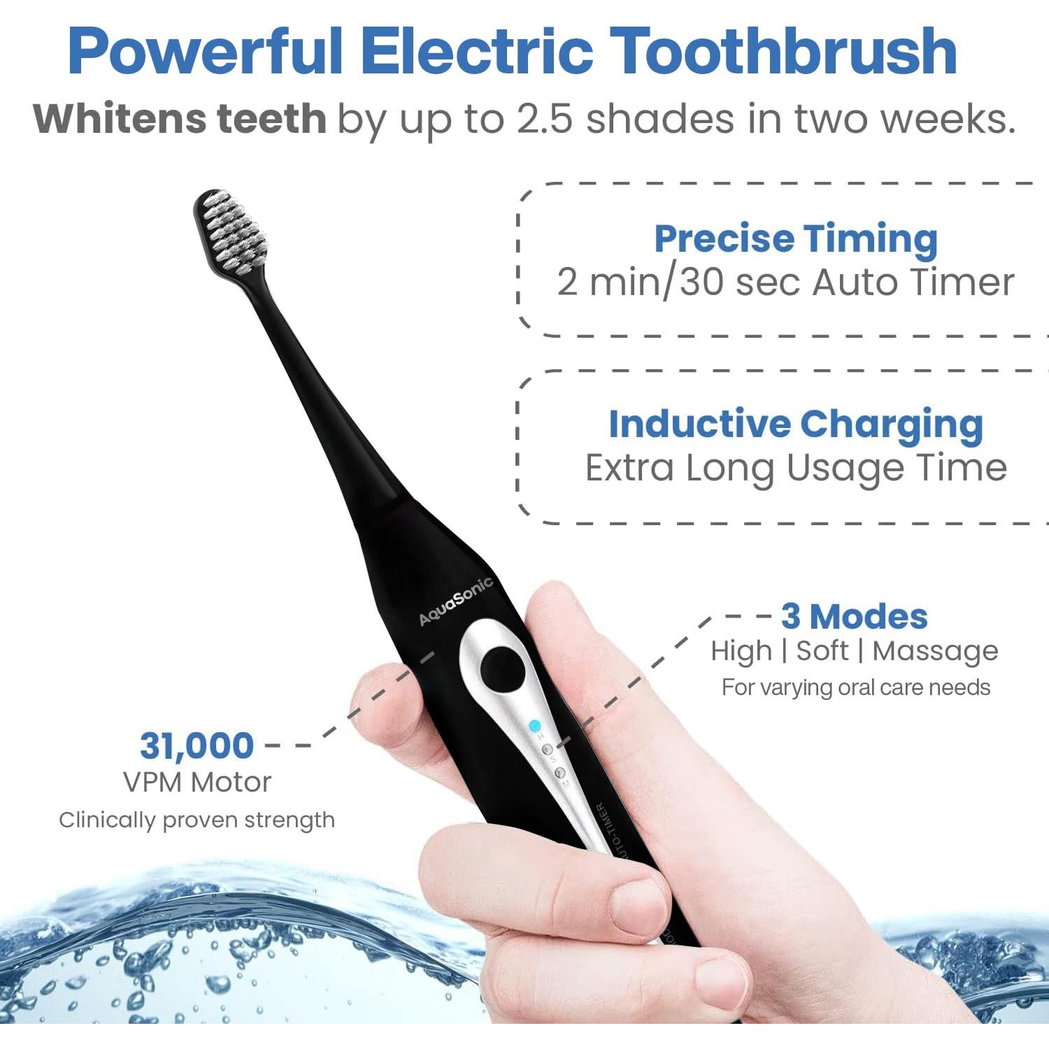 Centro Dental AquaSonic Recargable - Cepillo y Flossador