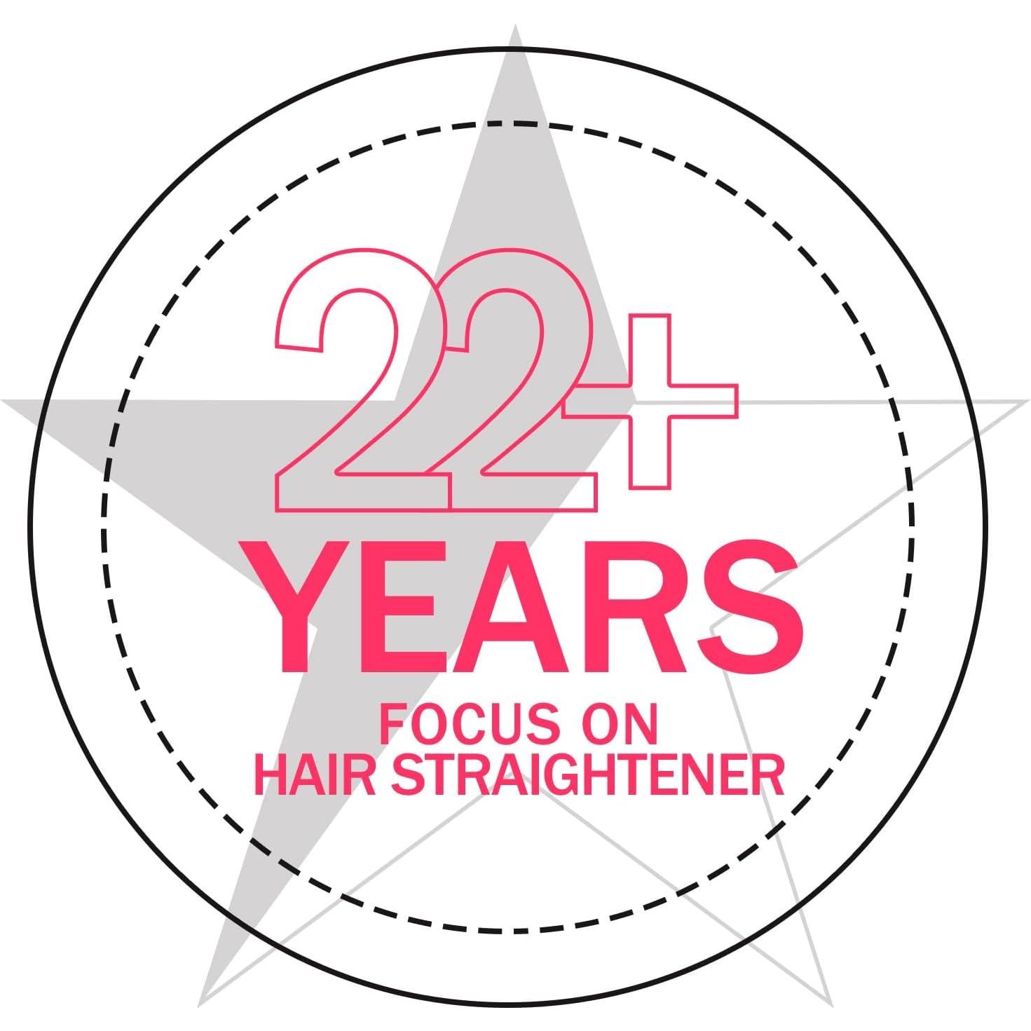 Plancha de Pelo K&K 1 Pulgada Titanio Cerámica Iones Negativos