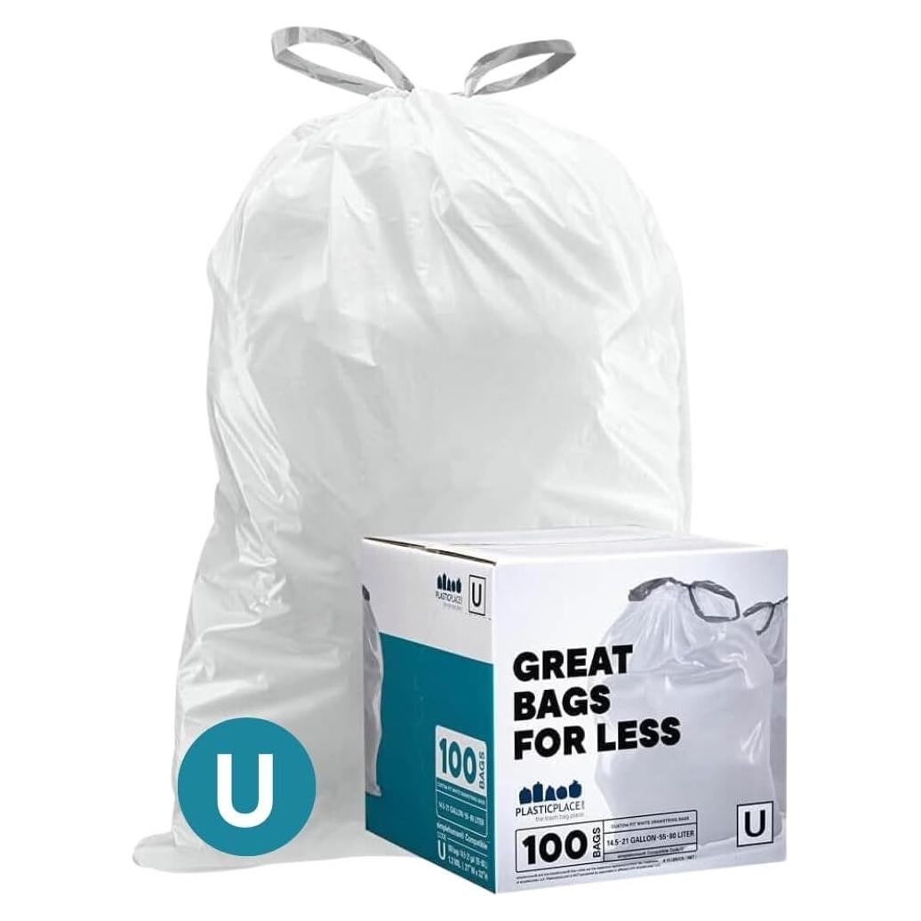 Bolsas de Basura Plasticplace 100 Unidades 55-80 Litros