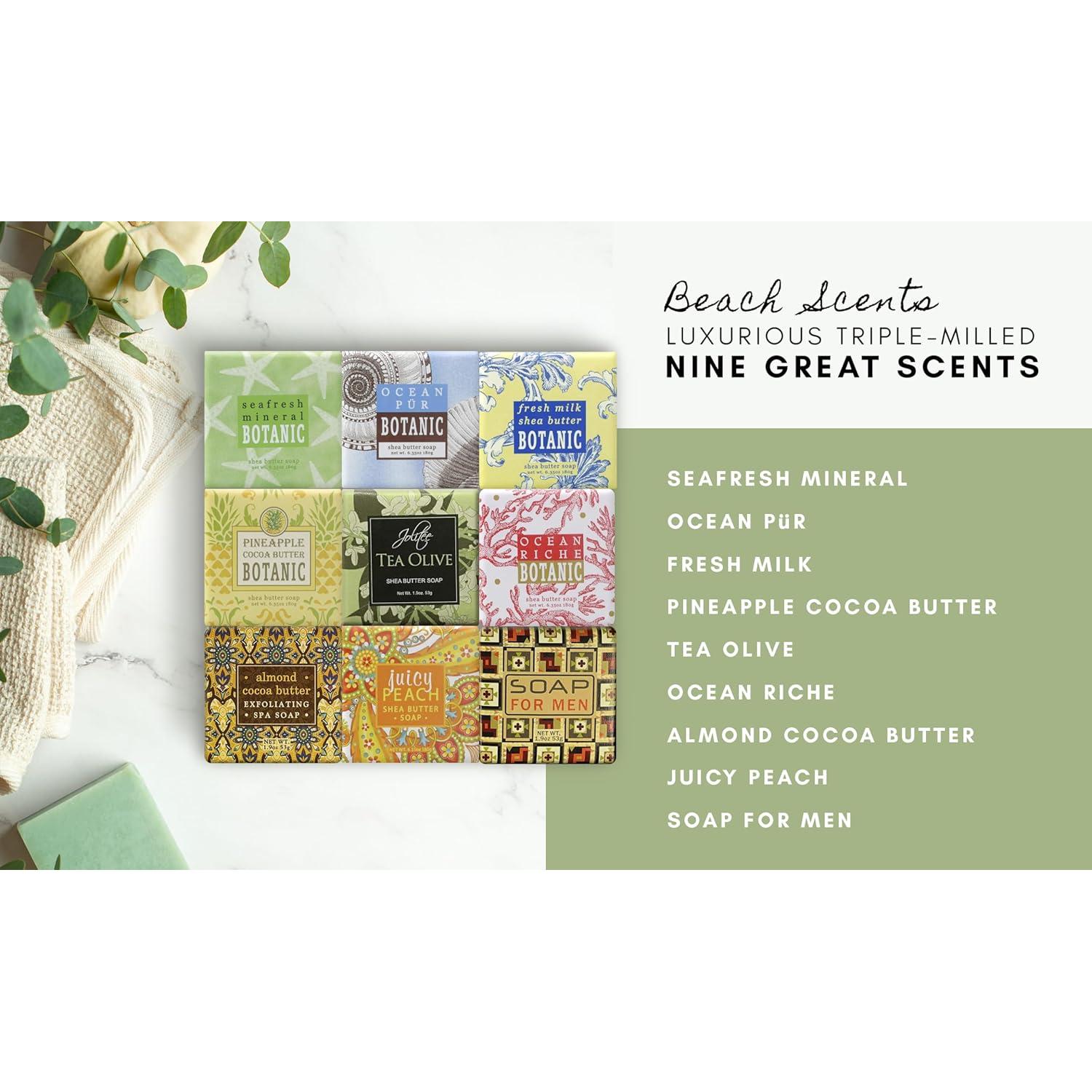 Juego de 9 Jabones Botánicos Molienda Francesa Jolitee - Aromas de Playa