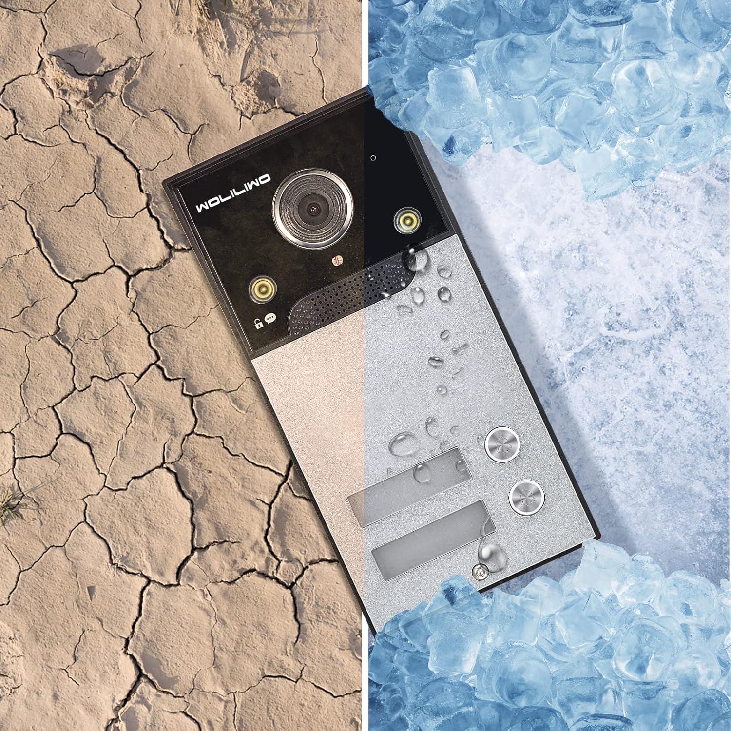 Intercomunicador Video WOLILIWO 7" HD 1 Cámara 2 Monitores