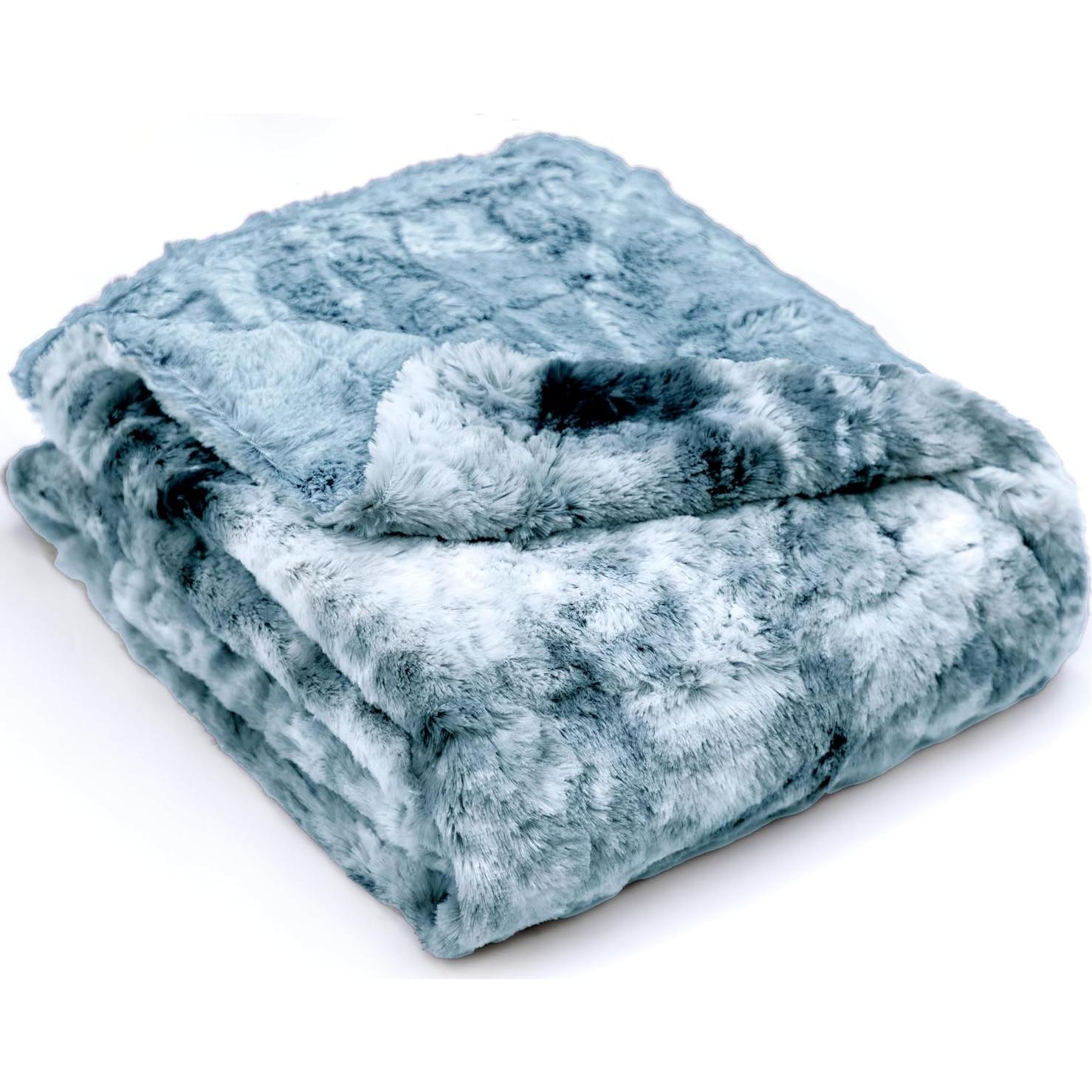 Manta Wolf Creek PADRE 5 Grande 127x165cm Azul Ártico Suave