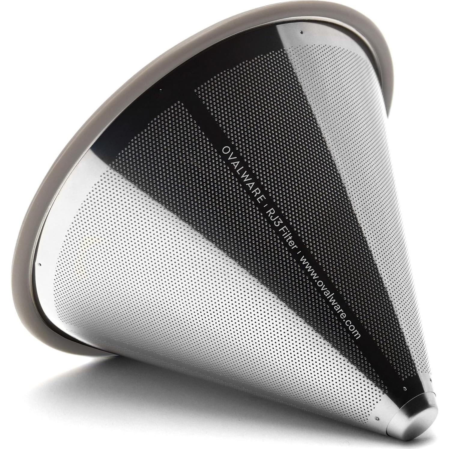 Filtro de Café de Acero Inoxidable Ovalware - Dripper Reutilizable