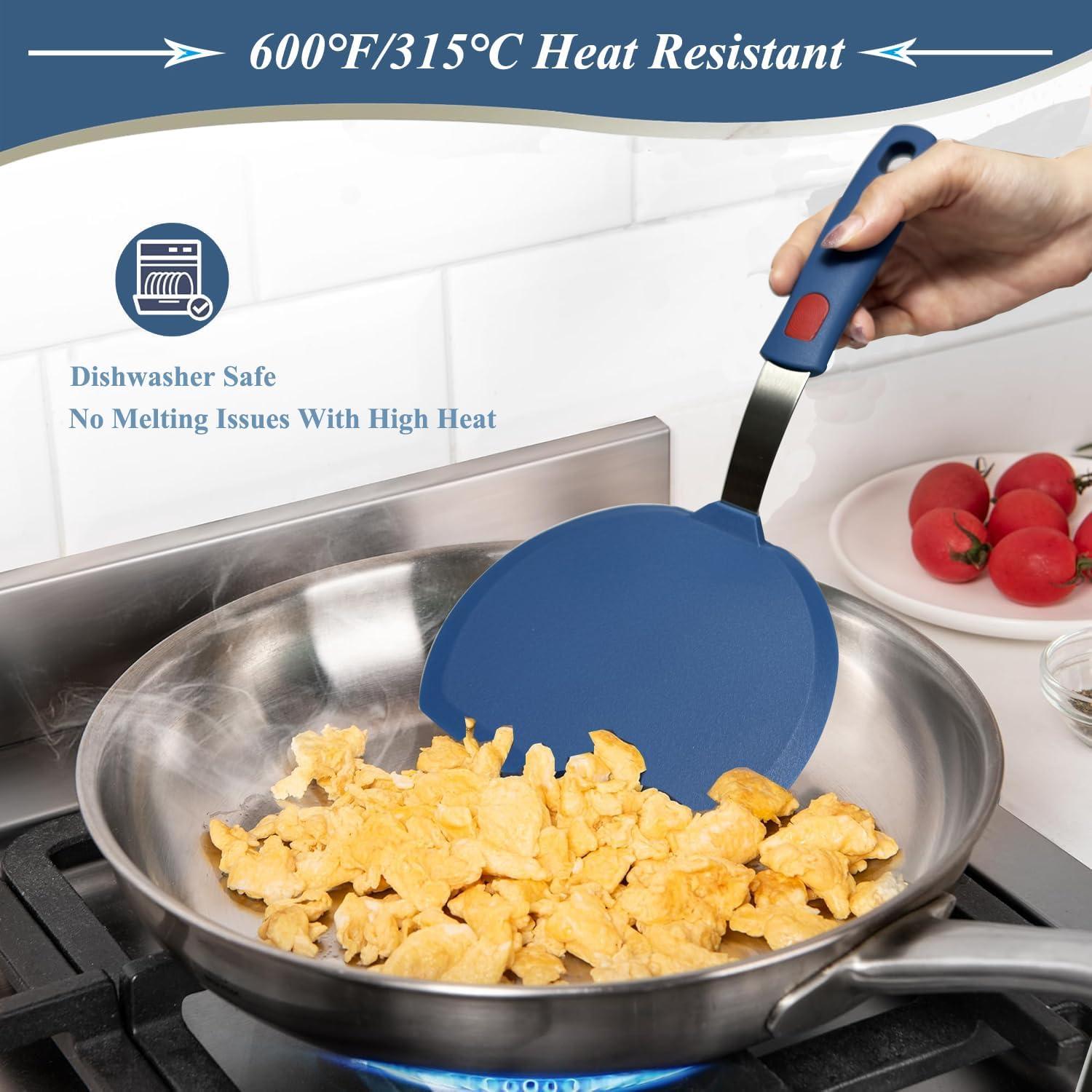 Espátula de Silicona Tenta Kitchen Azul 27.4 cm Resistente al Calor