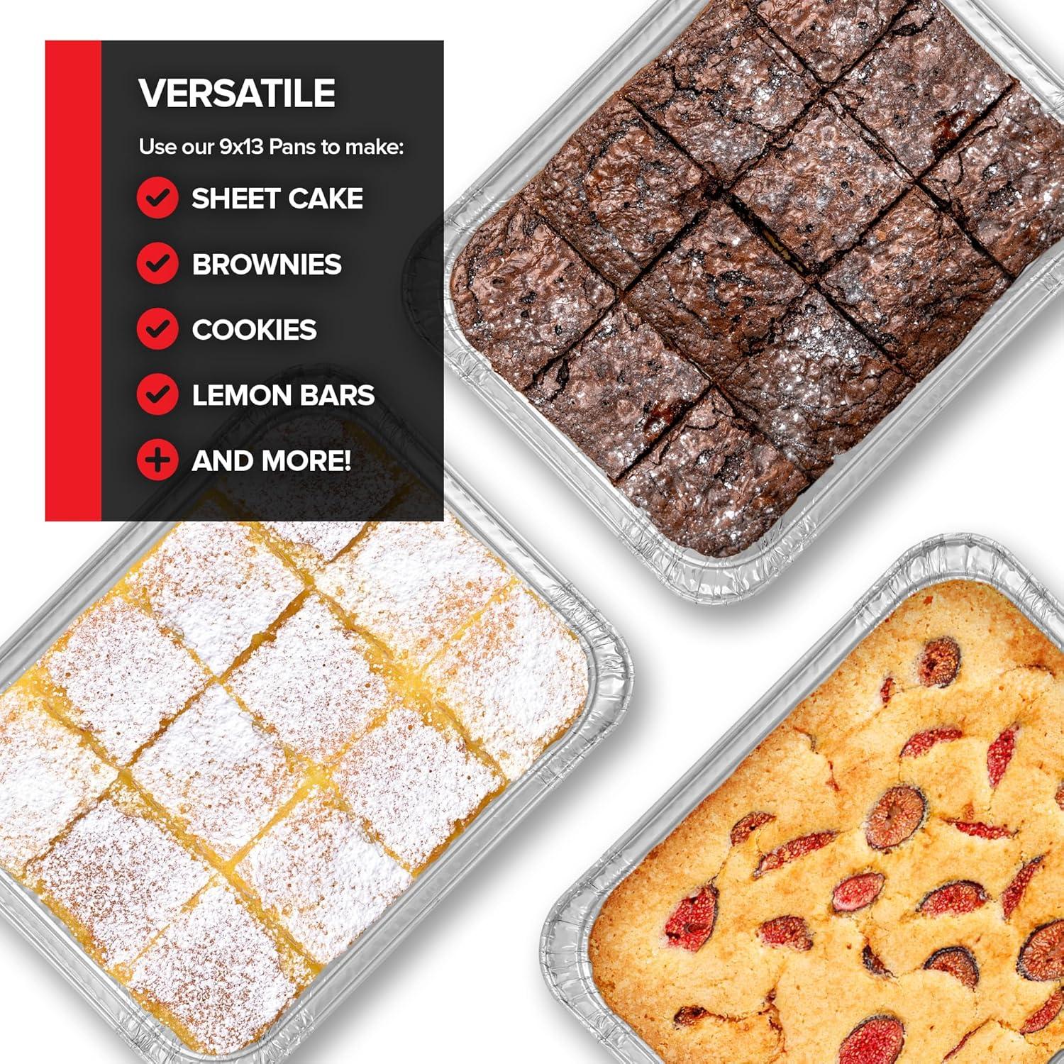 Bandejas de Aluminio Desechables 10 Piezas 9x13 cm Poco Profundas