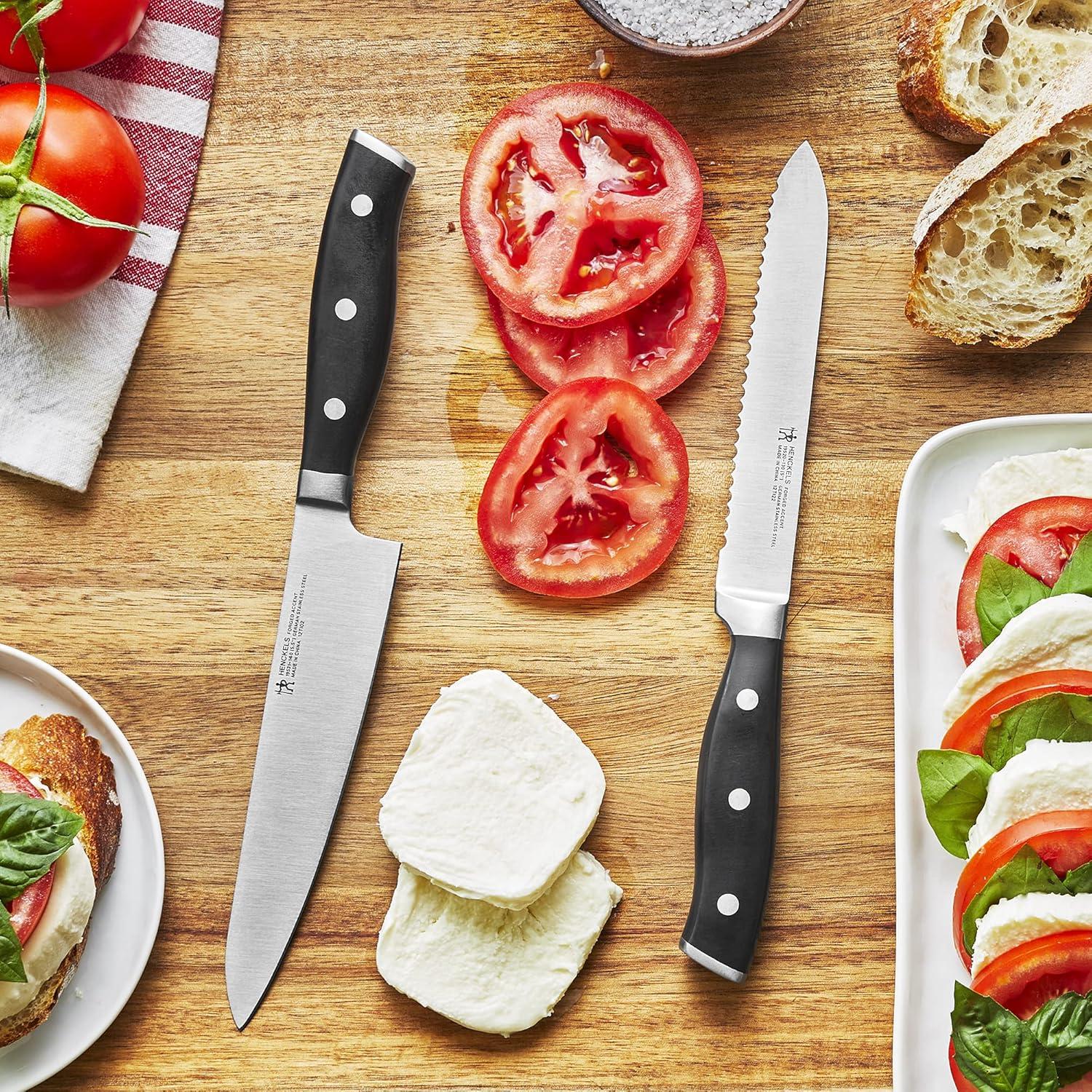 Juego de Cuchillos de Chef HENCKELS 2 Piezas Acero Inoxidable