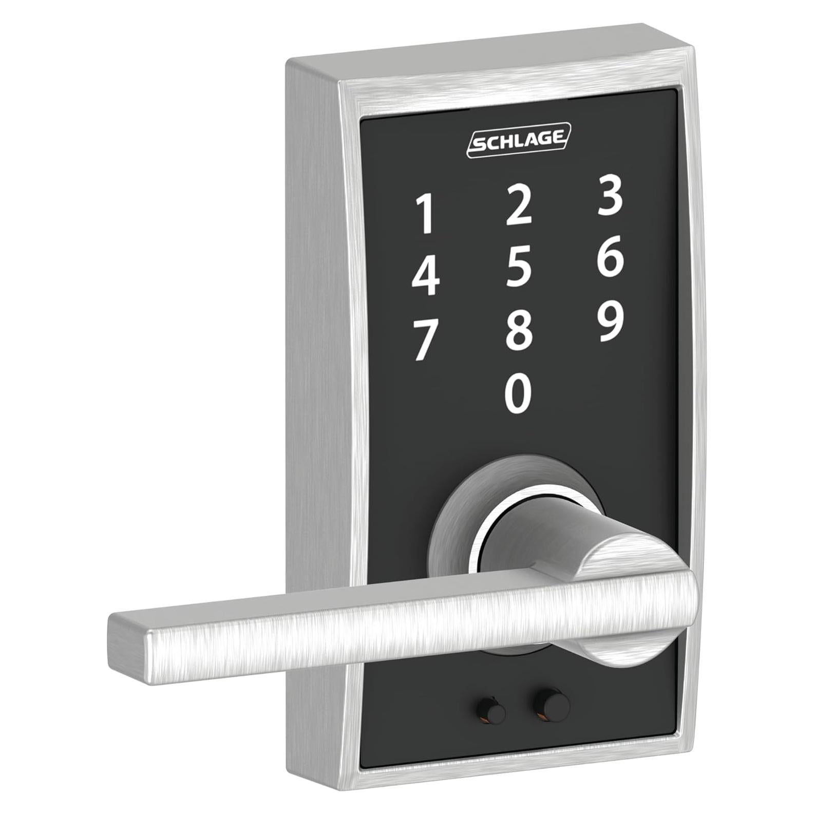 Cerradura Táctil Schlage FE695 CEN 626 LAT Cromo Satinado