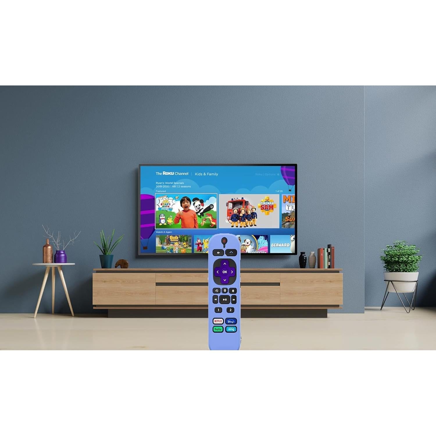 Funda Brillante de Silicona para Control Remoto Roku Pro 2021