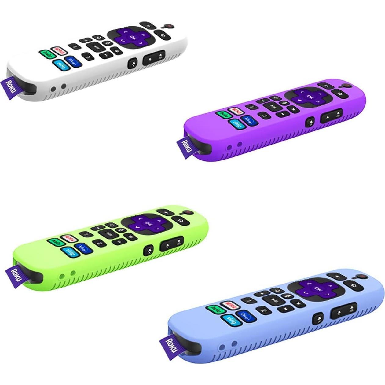 Funda Brillante de Silicona para Control Remoto Roku Pro 2021