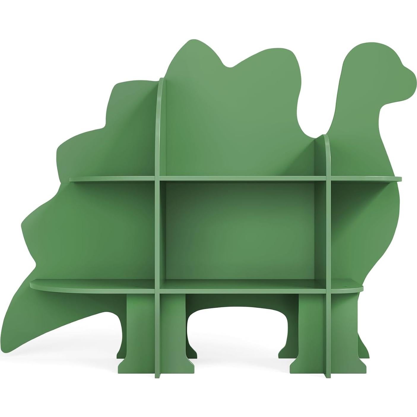 Estantería Infantil Curipeer Dinosaurio Verde 2 Niveles