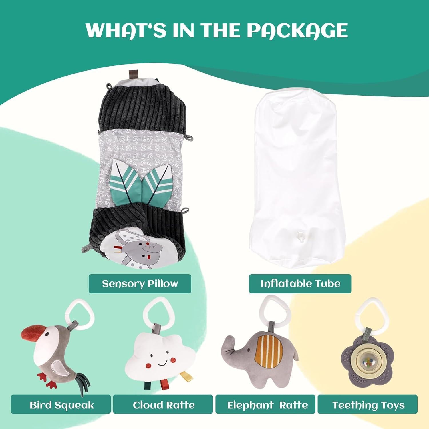 Almohada Inflable para Bebés Blublu Park Elefante 3-12 Meses