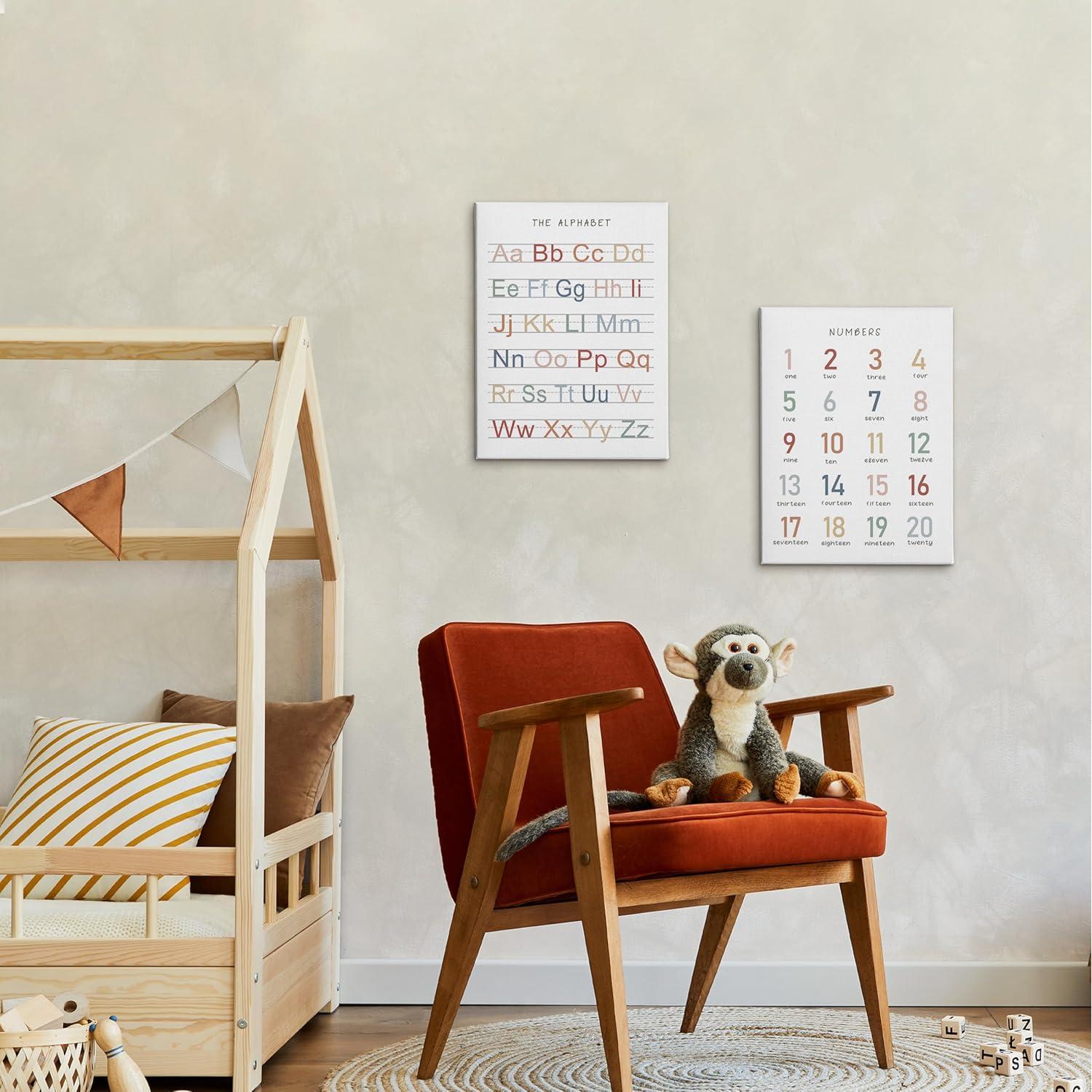 Conjunto de 2 Pósters de Arte de Lienzo HRQKO 28x36 cm