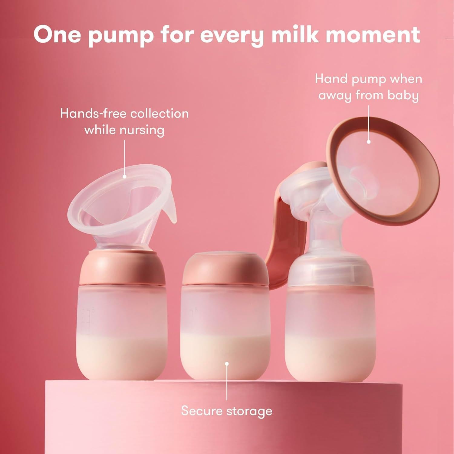 Bomba de Pecho 2-en-1 Frida Mom - Manual y Automática Inalámbrica