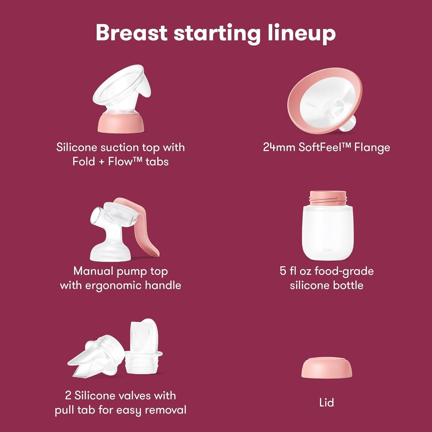 Bomba de Pecho 2-en-1 Frida Mom - Manual y Automática Inalámbrica