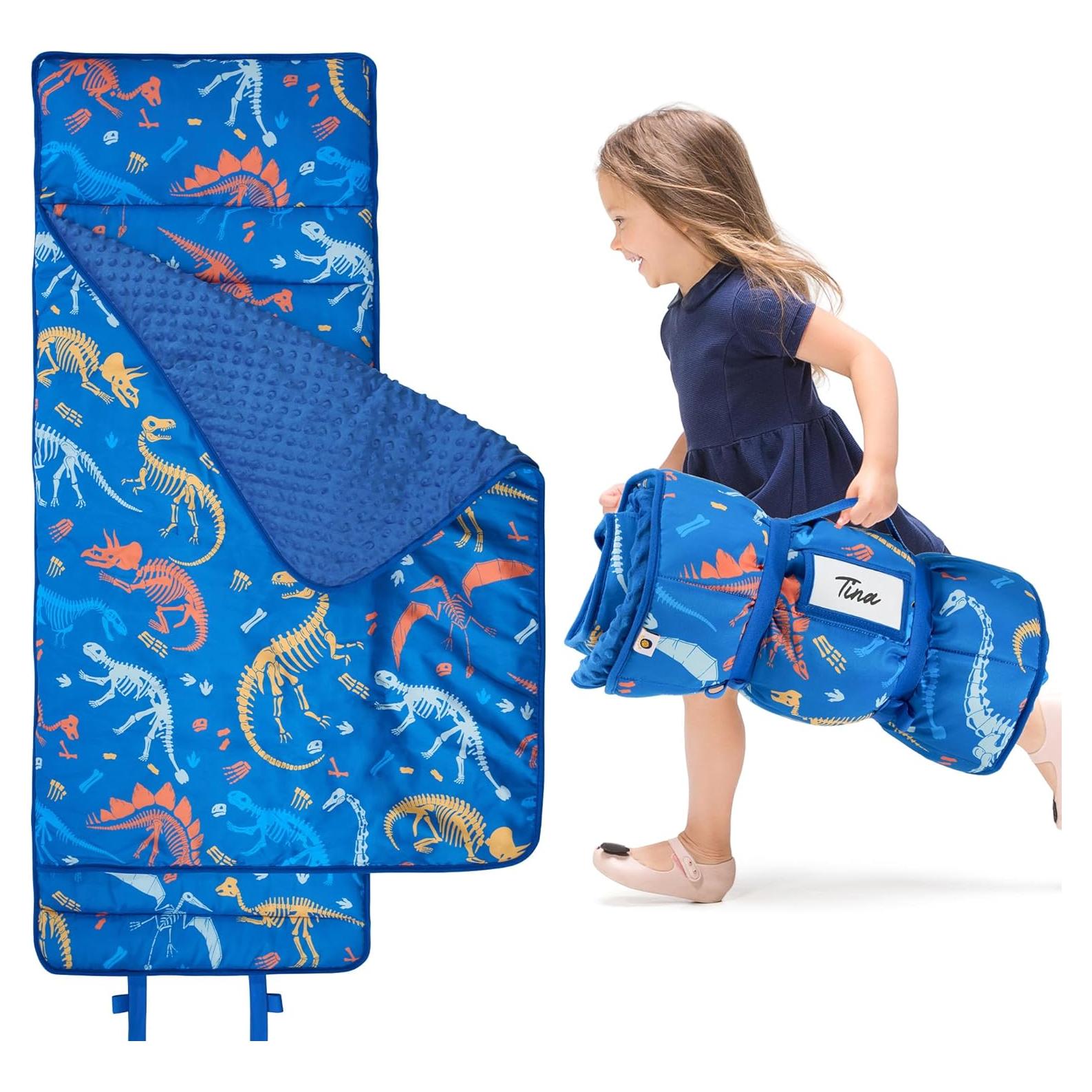 Colchoneta para Siesta Deppon con Almohada y Manta - Dinosaurios