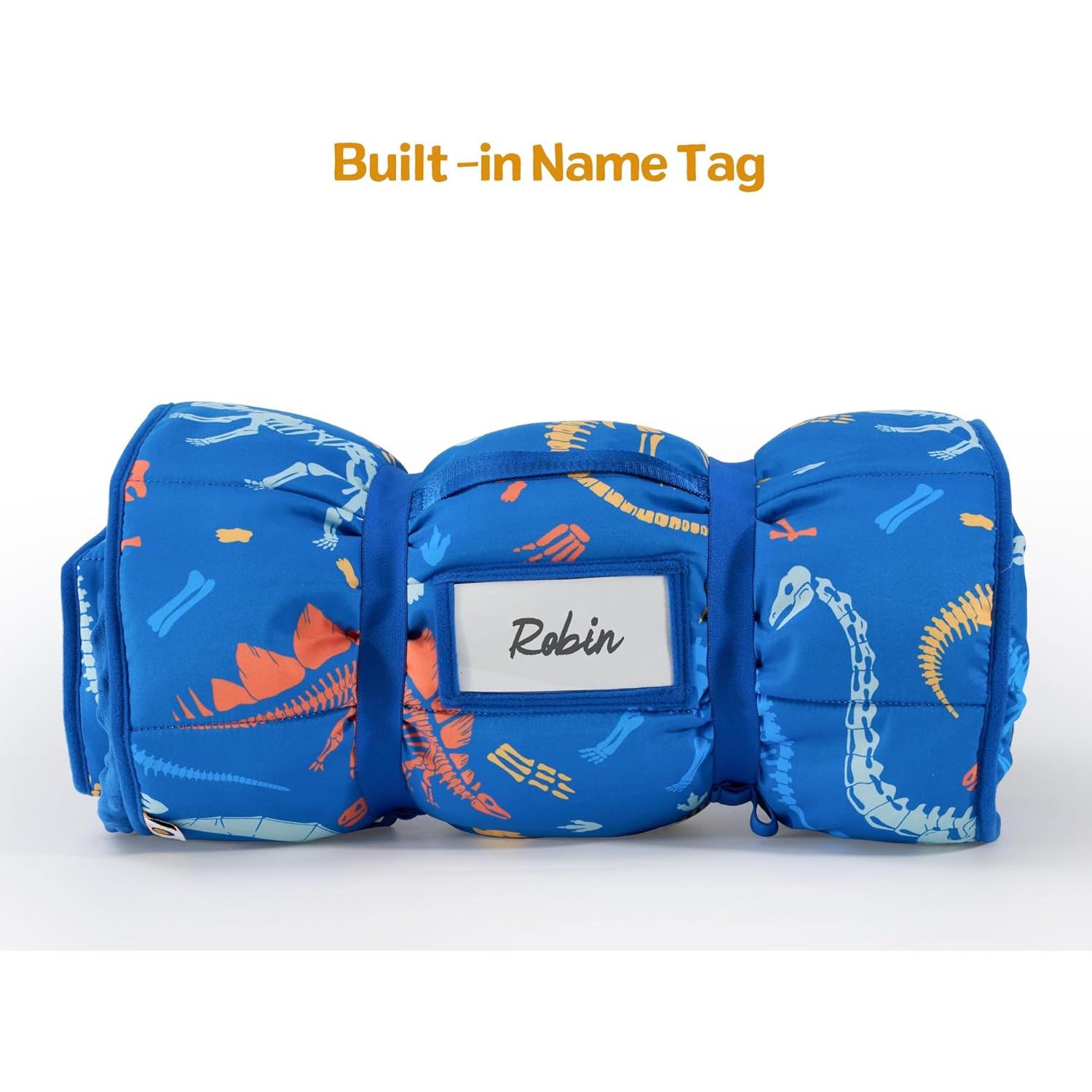 Colchoneta para Siesta Deppon con Almohada y Manta - Dinosaurios