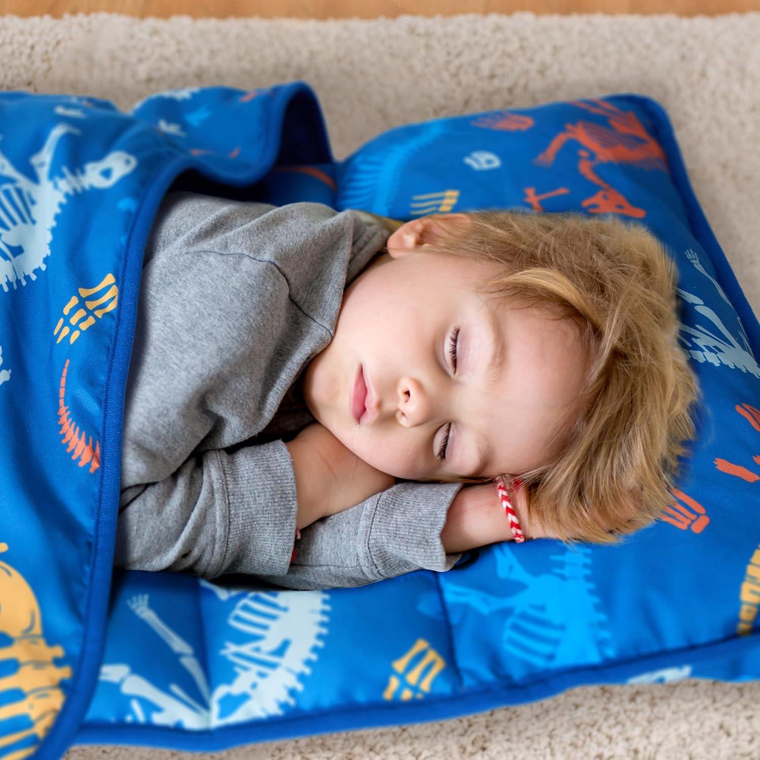 Colchoneta para Siesta Deppon con Almohada y Manta - Dinosaurios