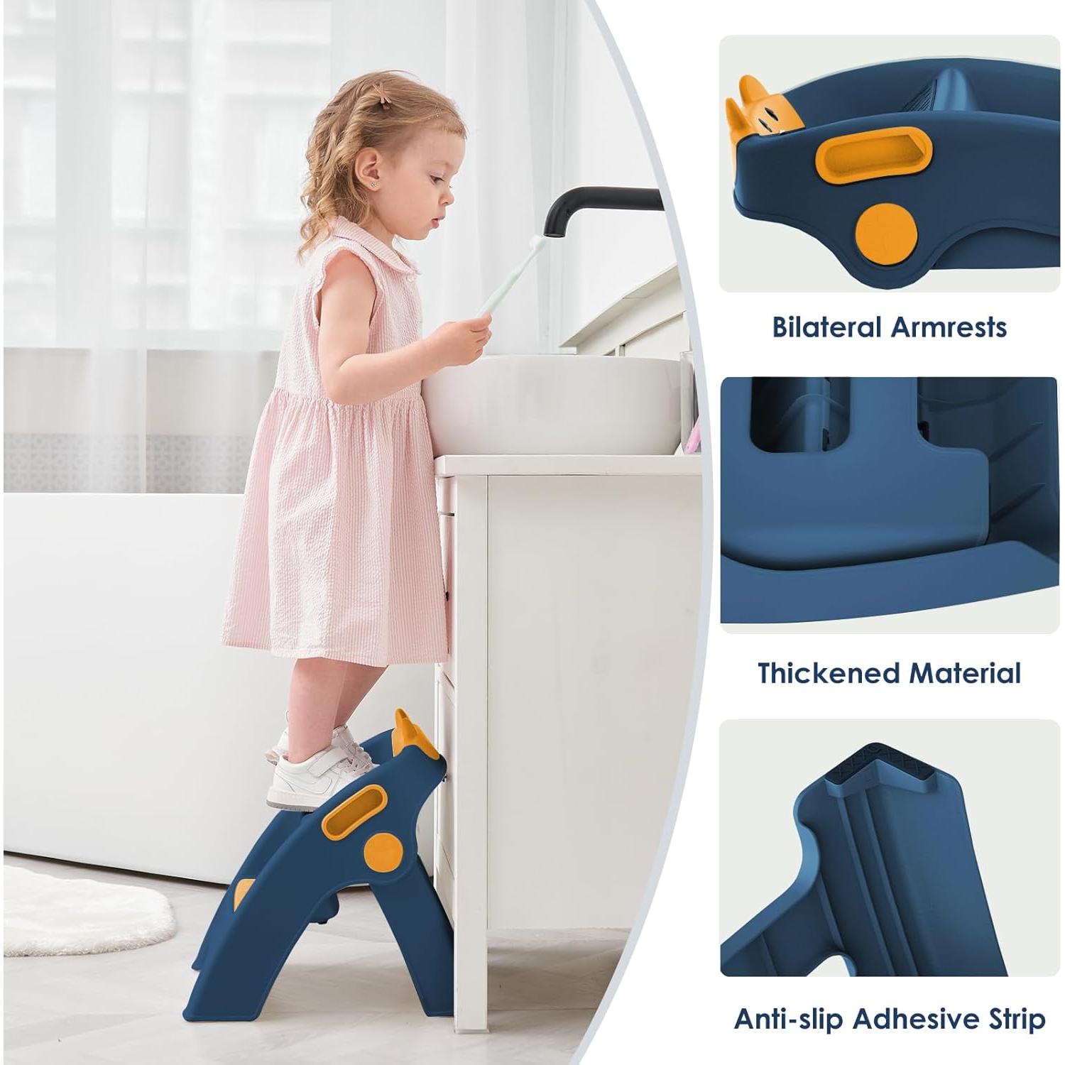 Escalera Plegable para Niños Joyingbaby 2 Pasos Antideslizante