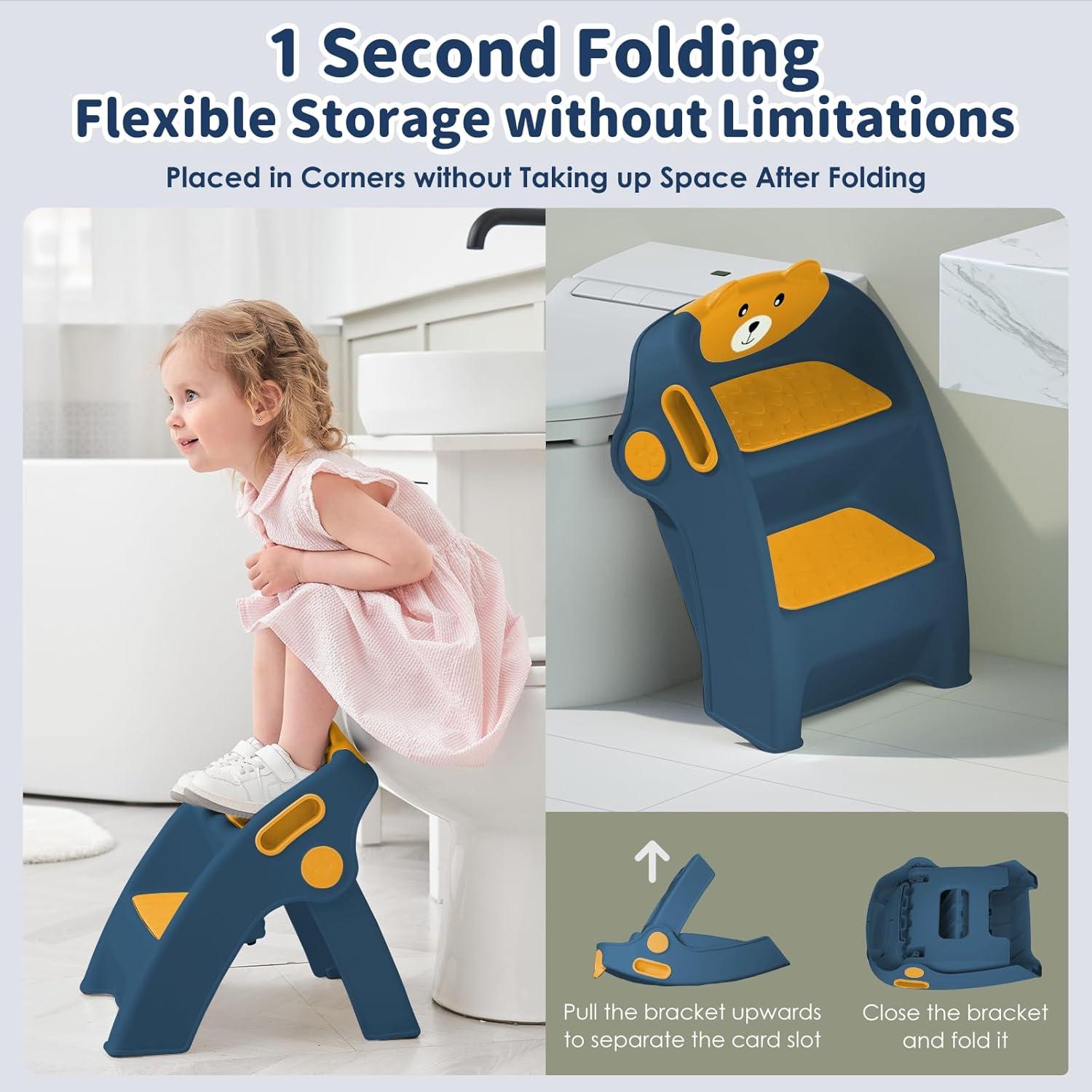 Escalera Plegable para Niños Joyingbaby 2 Pasos Antideslizante