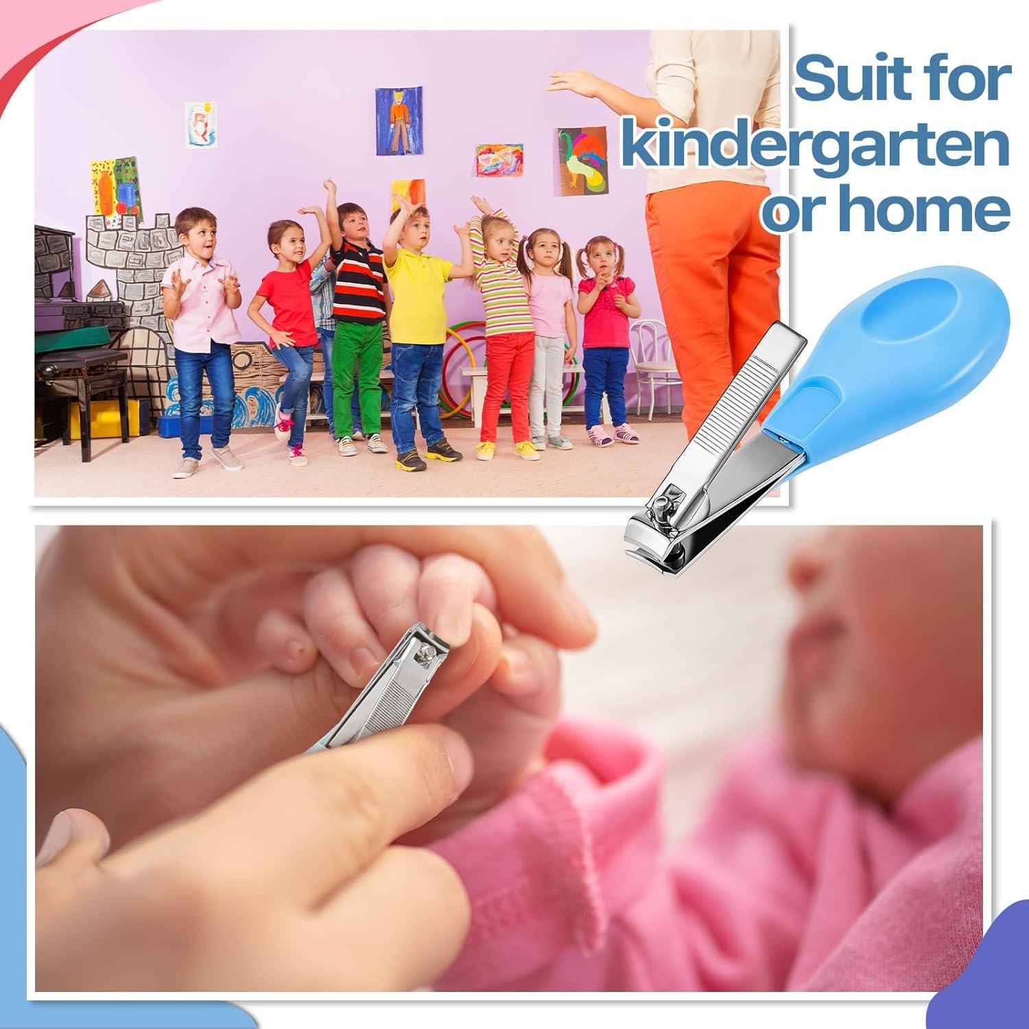 Cortauñas para Bebés Leriton 12 Pcs Azul Acero Inoxidable