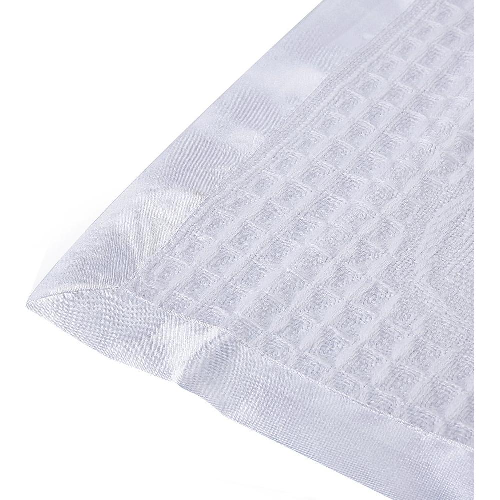 Manta de Bautizo para Bebé Booulfi Blanca 91x127 cm Bordada