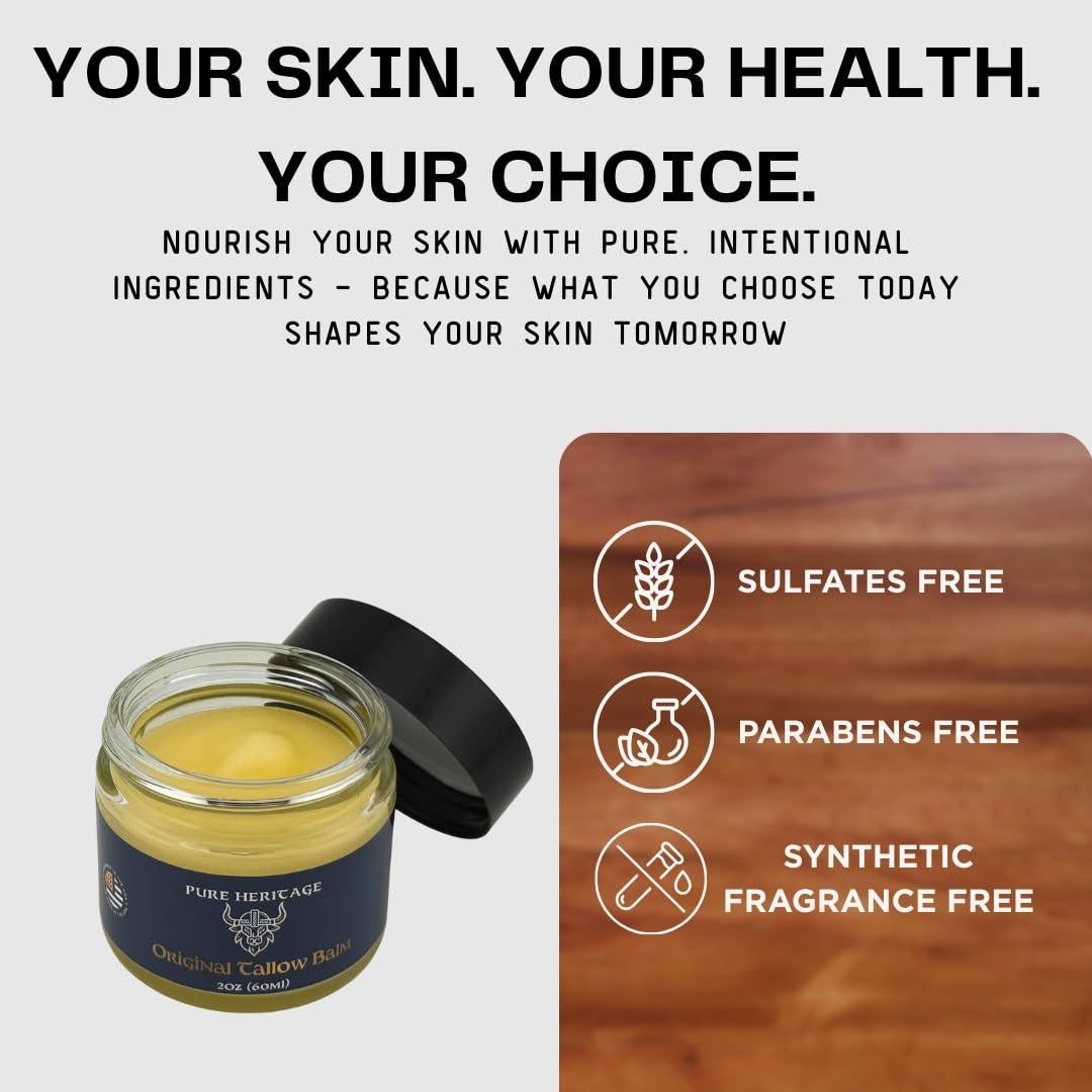 Bálsamo de Sebo Natural Pure Heritage - Hidratante 56.7g