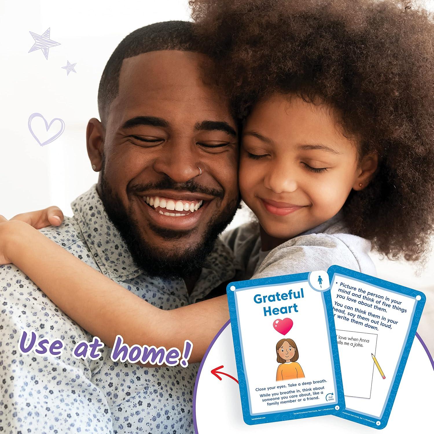 Tarjetas de Tarea Social Emocional hand2mind 64 Piezas 3+ Años