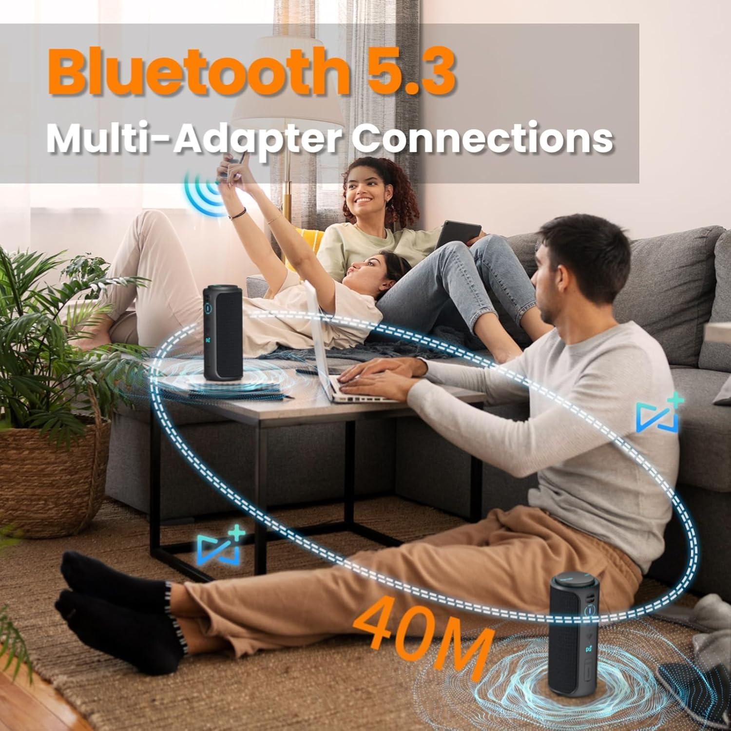 Altavoz Bluetooth Raymate S7 30W Impermeable IPX7 15H