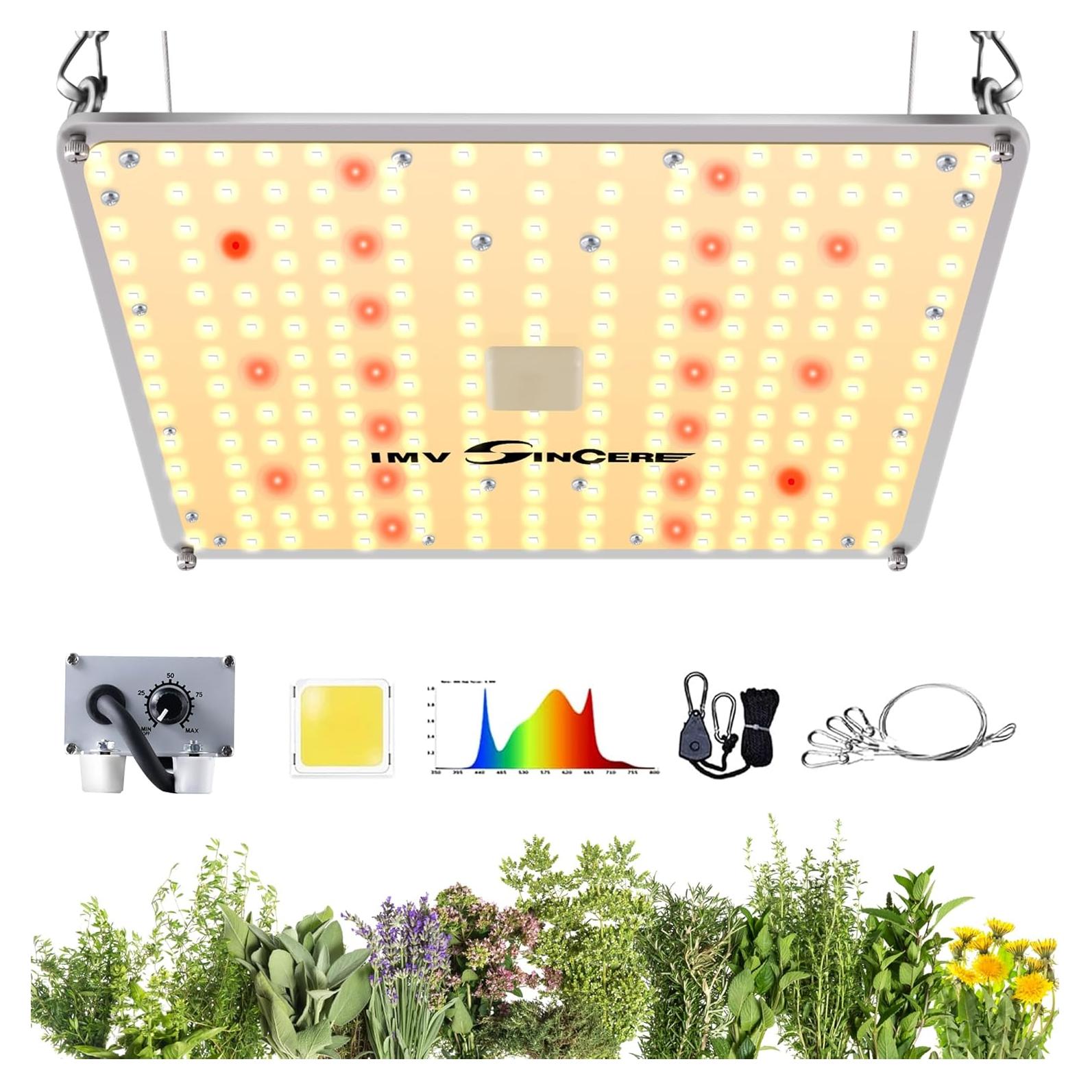 Luz de Cultivo LED IMVSINCERE BC100W Espectro Completo 100W