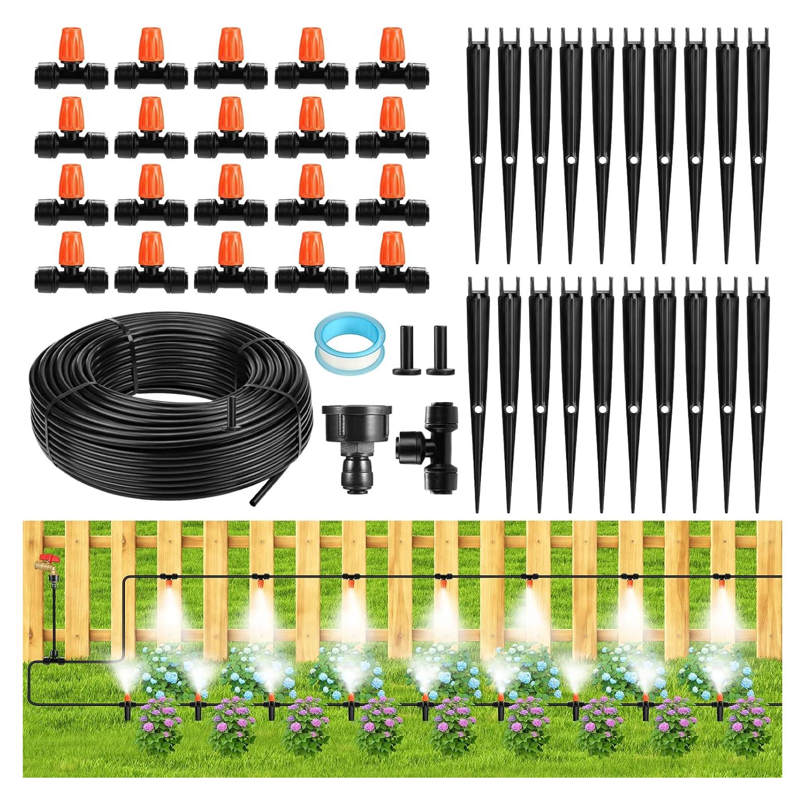 Sistema de Riego por Goteo 75FT TETHLVS - Tubos PE 1/4"