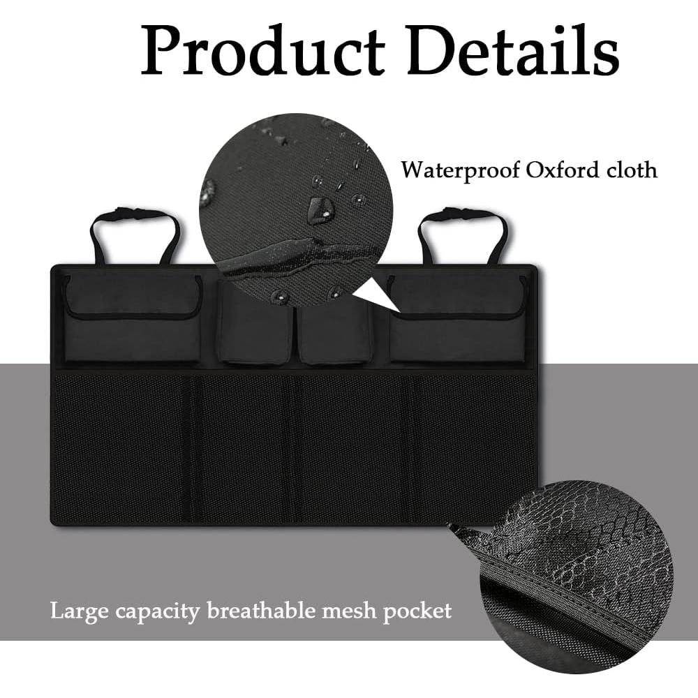 Organizador de Maletero ASUBHA Plegable 87.6x46cm Negro